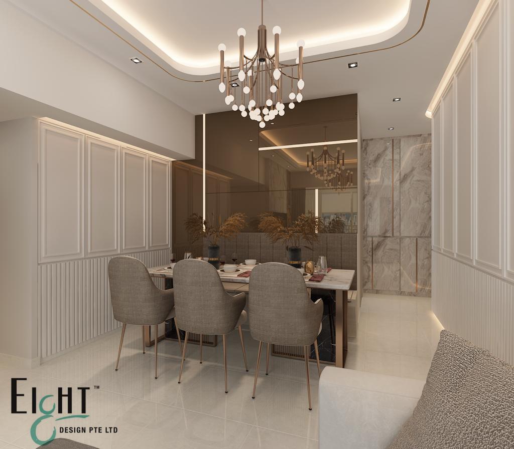 Contemporary, Victorian Design - Dining Room - Condominium - Design by Eight Design Pte Ltd