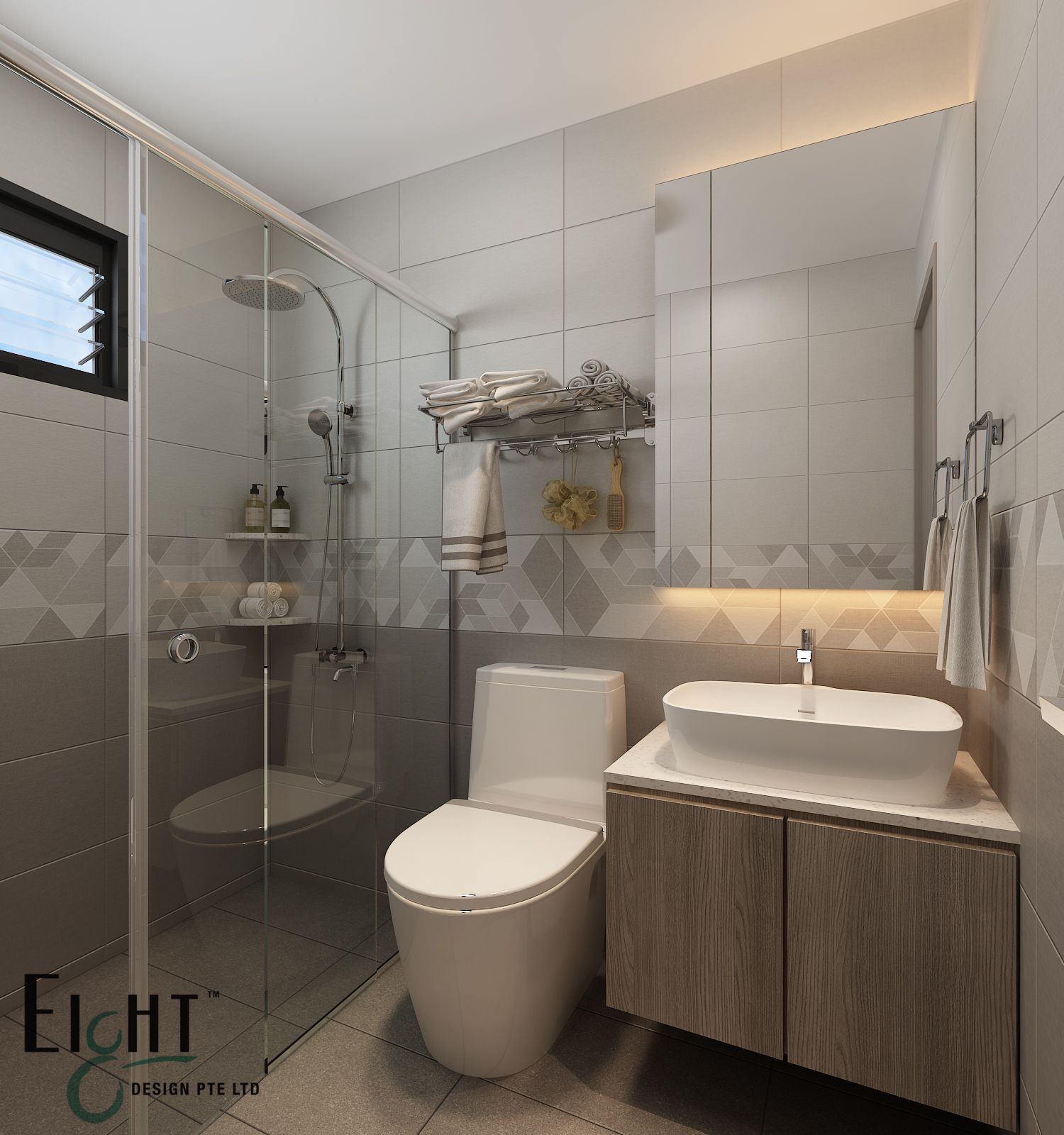 Contemporary, Minimalist, Others Design - Bathroom - HDB 4 Room - Design by Eight Design Pte Ltd