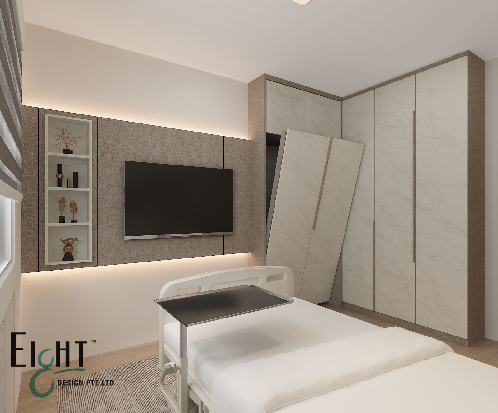 Contemporary, Minimalist, Others Design - Bedroom - HDB 4 Room - Design by Eight Design Pte Ltd