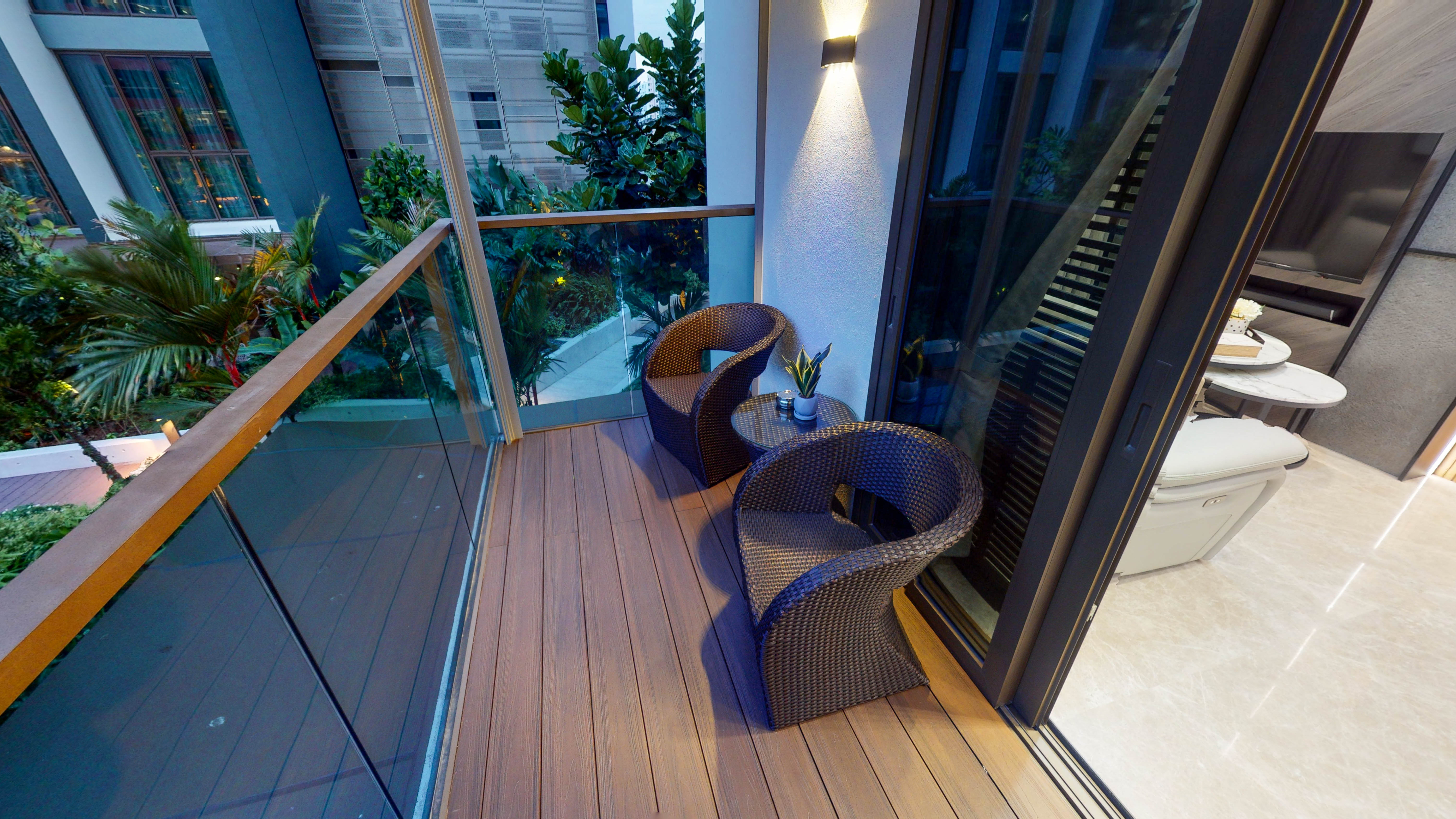 Contemporary Design - Balcony - Condominium - Design by Eight Design Pte Ltd