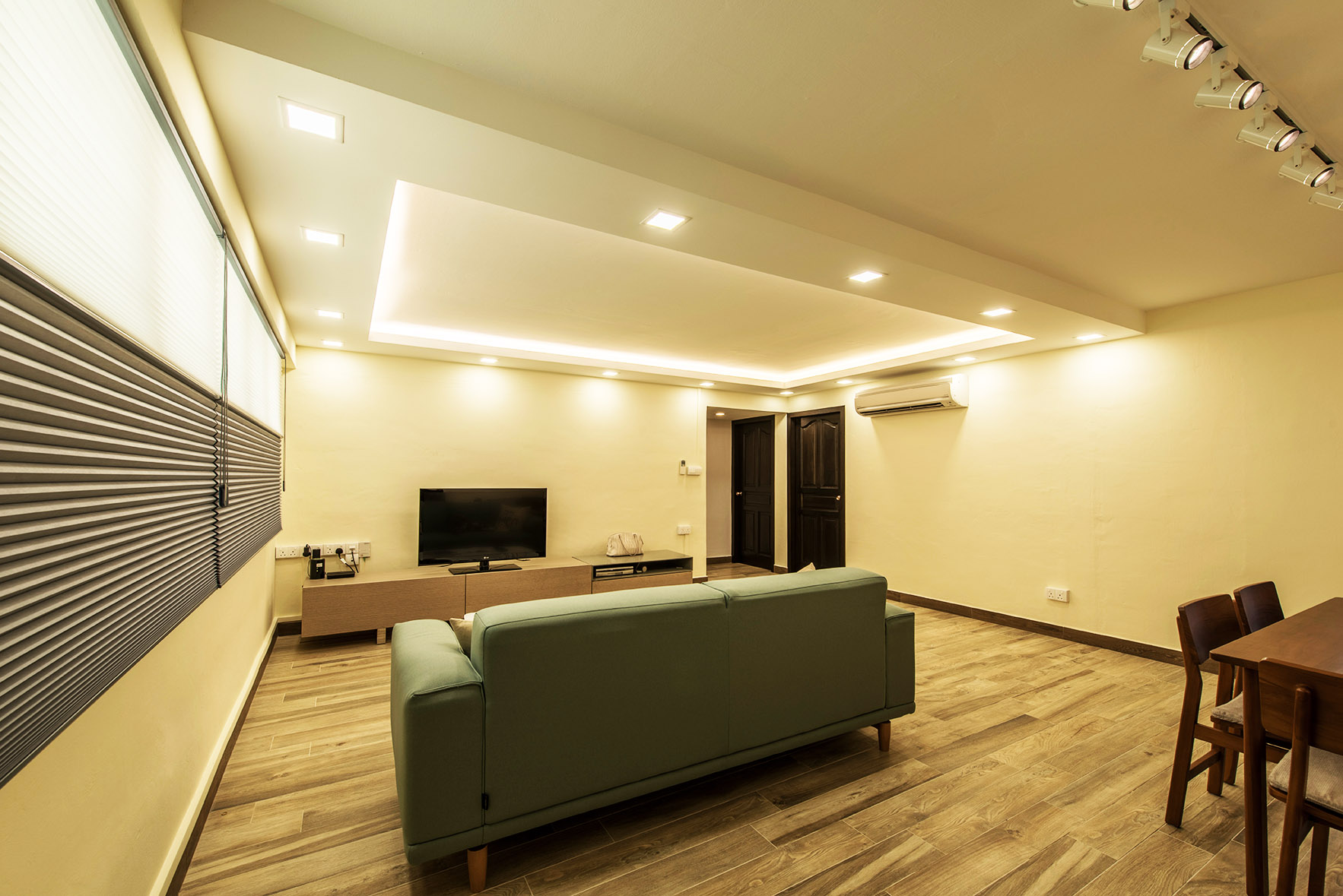 Minimalist, Modern Design - Living Room - HDB 4 Room - Design by Einstein Studio Pte Ltd