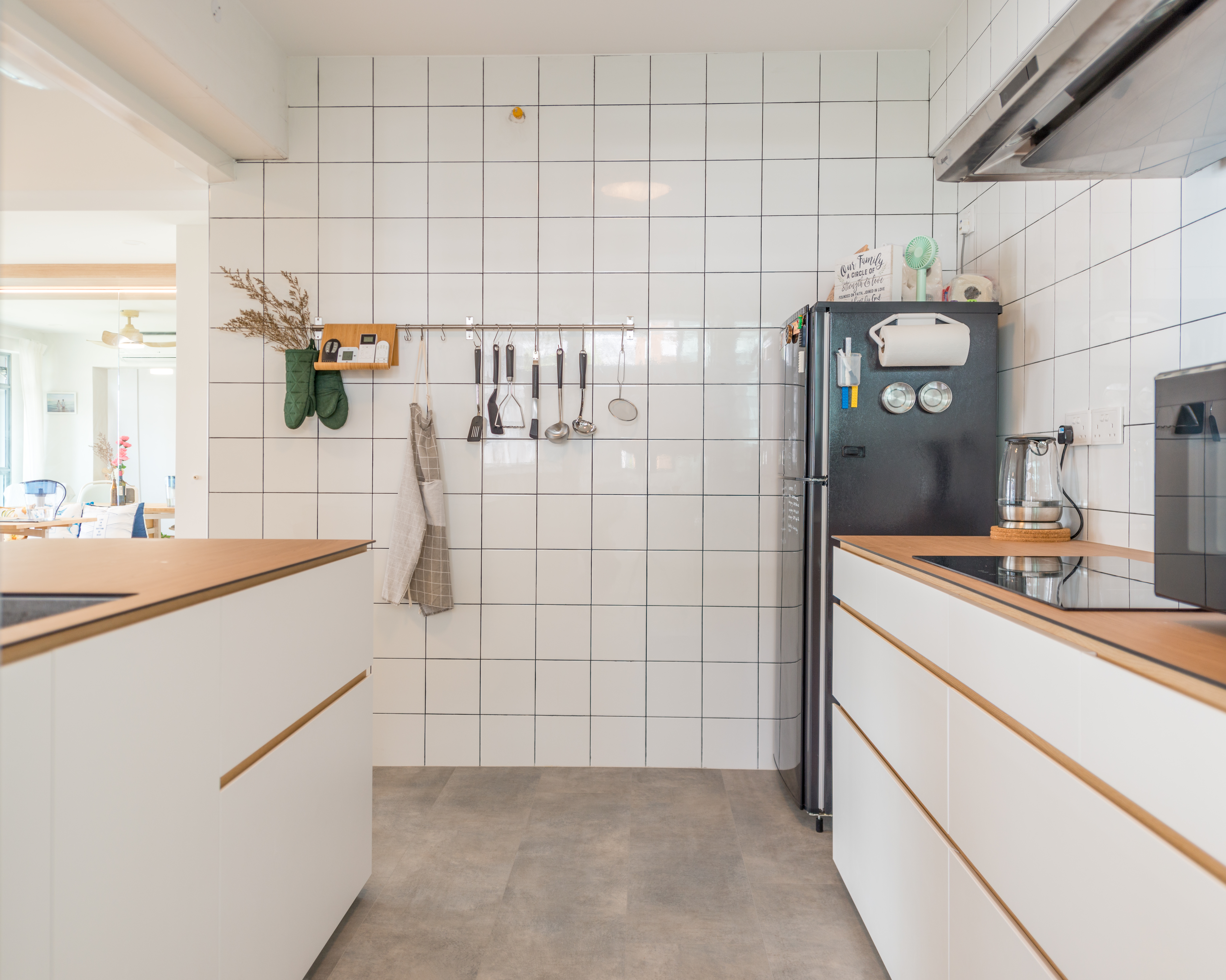 Minimalist, Scandinavian Design - Kitchen - HDB 4 Room - Design by Einstein Studio Pte Ltd