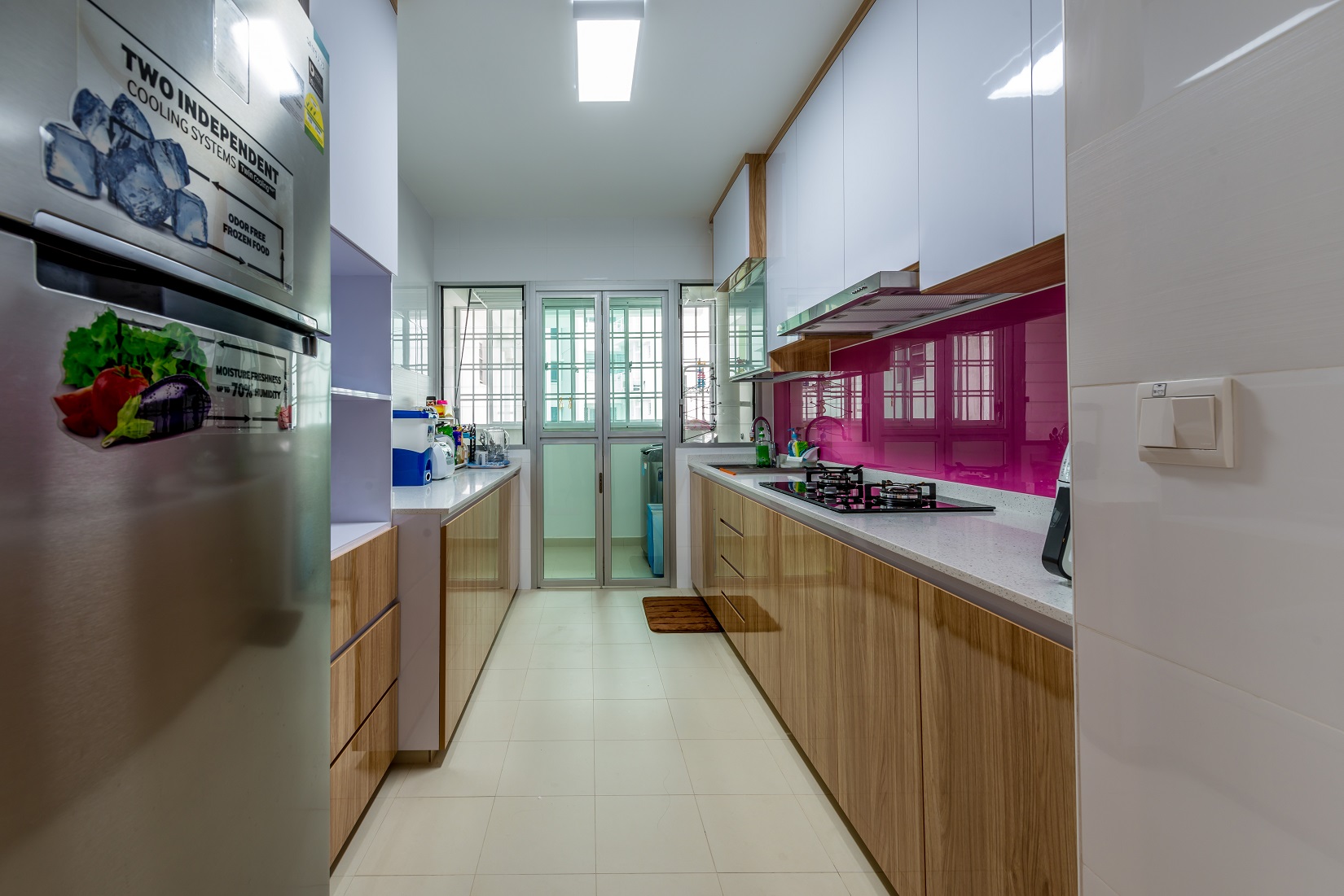 Resort Design - Kitchen - HDB 5 Room - Design by Einstein Studio Pte Ltd