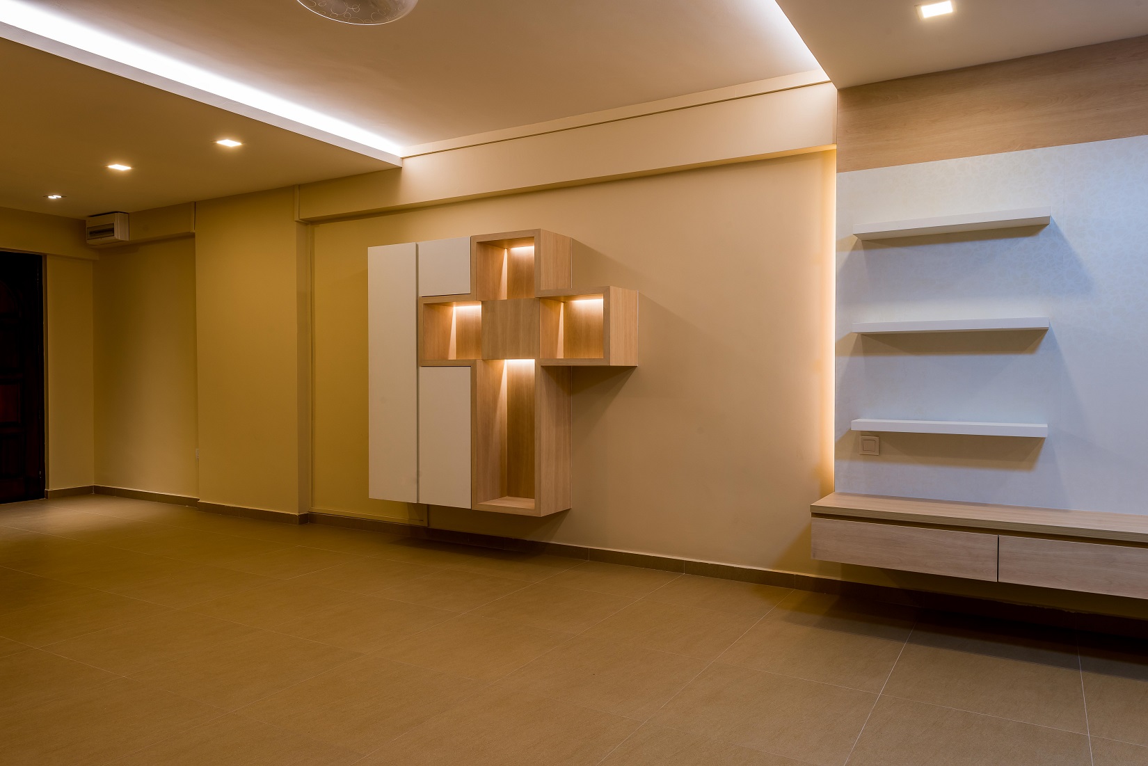 Modern Design - Living Room - HDB Executive Apartment - Design by Einstein Studio Pte Ltd
