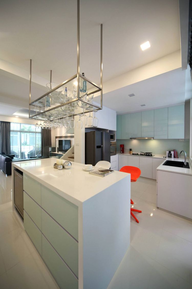 Contemporary, Minimalist Design - Kitchen - Landed House - Design by Euphoric Designs