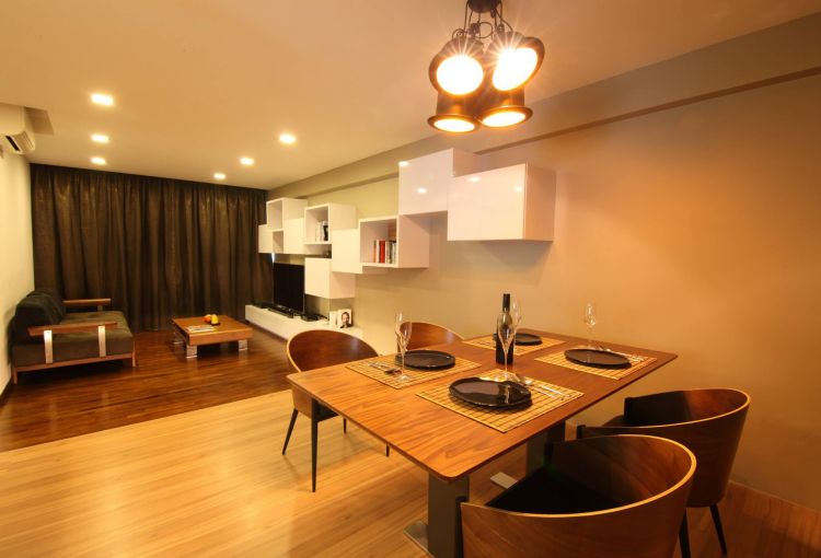Contemporary, Minimalist, Modern Design - Living Room - HDB 5 Room - Design by Euphoric Designs
