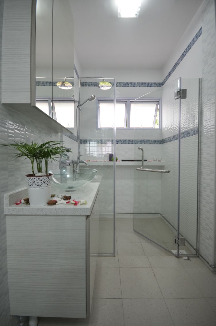 Contemporary, Scandinavian Design - Bathroom - HDB 5 Room - Design by Everlink Interior & Furnishing Pte Ltd