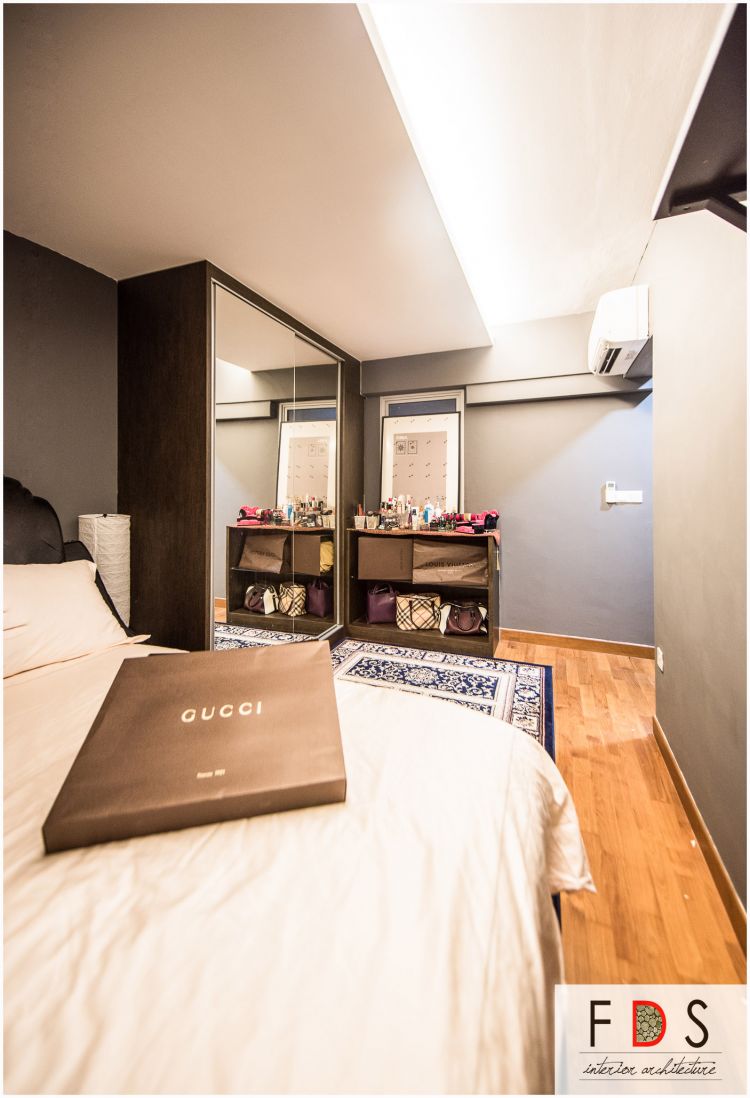 Modern Design - Bedroom - HDB 4 Room - Design by Fatema Design Studio