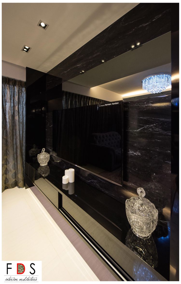 Classical Design - Living Room - HDB 5 Room - Design by Fatema Design Studio