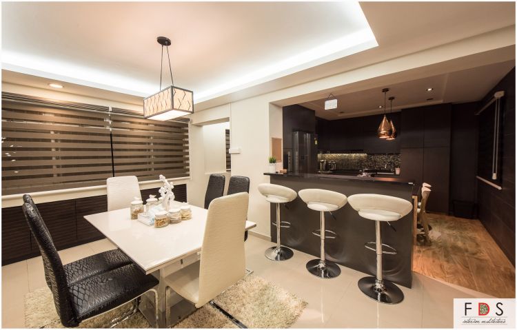 Modern Design - Dining Room - HDB 5 Room - Design by Fatema Design Studio