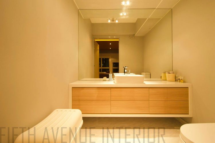 Minimalist, Modern Design - Bathroom - HDB Executive Apartment - Design by Fifth Avenue Interior Design