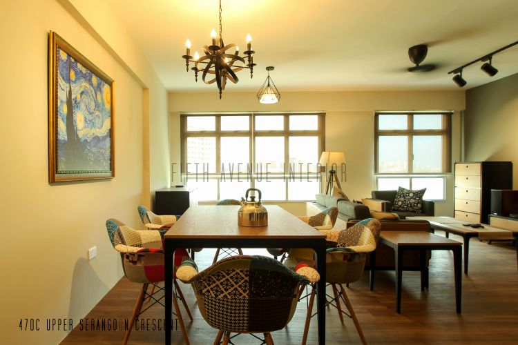 Contemporary, Modern Design - Dining Room - HDB 4 Room - Design by Fifth Avenue Interior Design