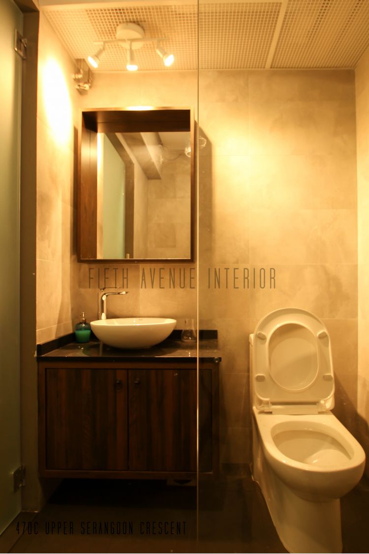 Contemporary, Modern Design - Bathroom - HDB 4 Room - Design by Fifth Avenue Interior Design