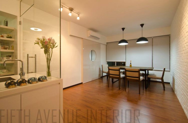 Minimalist, Modern Design - Dining Room - HDB 4 Room - Design by Fifth Avenue Interior Design
