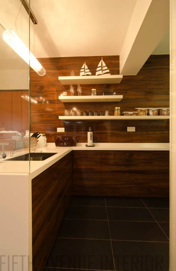 Minimalist, Modern Design - Kitchen - HDB 4 Room - Design by Fifth Avenue Interior Design