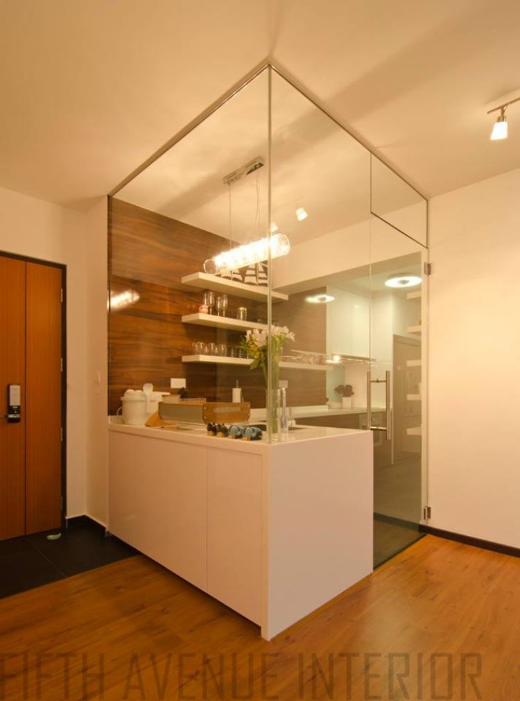 Minimalist, Modern Design - Kitchen - HDB 4 Room - Design by Fifth Avenue Interior Design