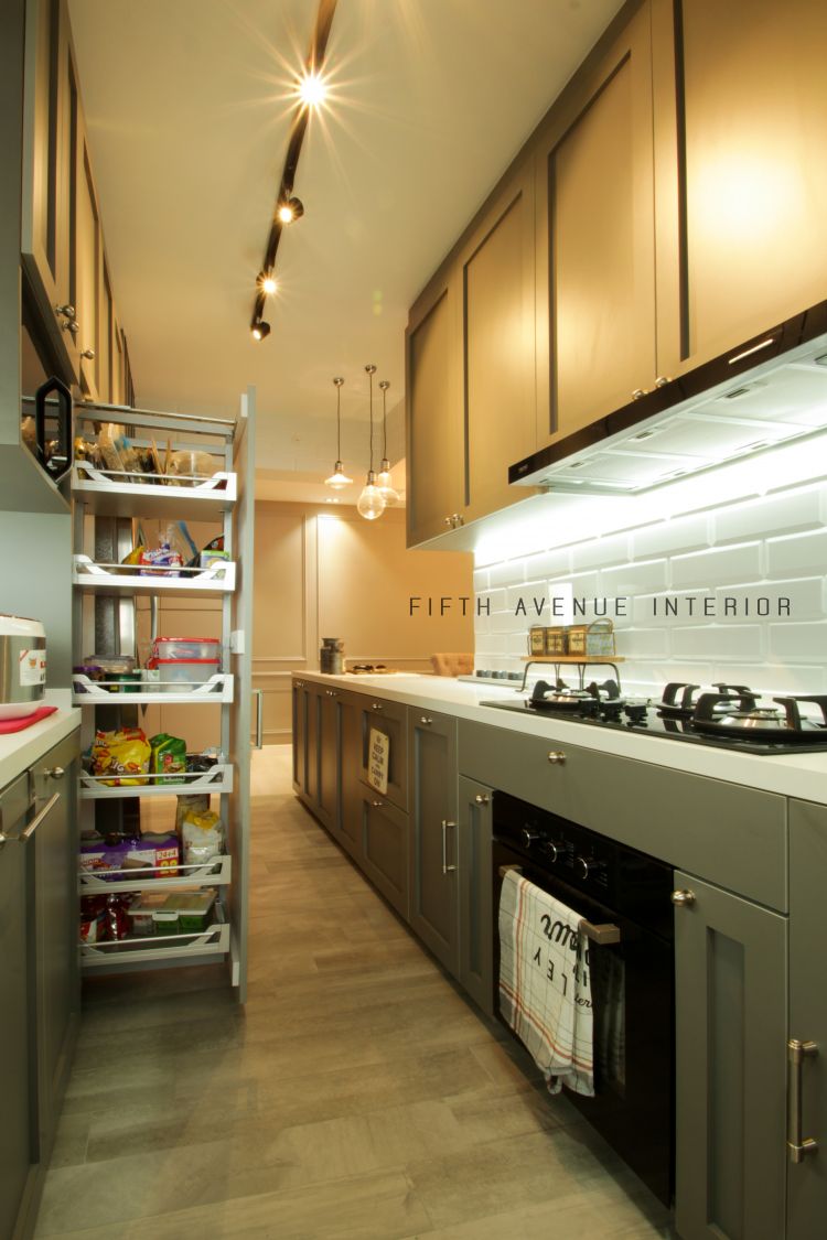 Classical, Modern Design - Kitchen - HDB 4 Room - Design by Fifth Avenue Interior Design