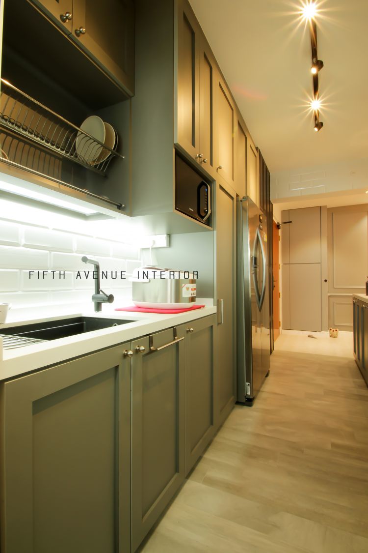Classical, Modern Design - Kitchen - HDB 4 Room - Design by Fifth Avenue Interior Design