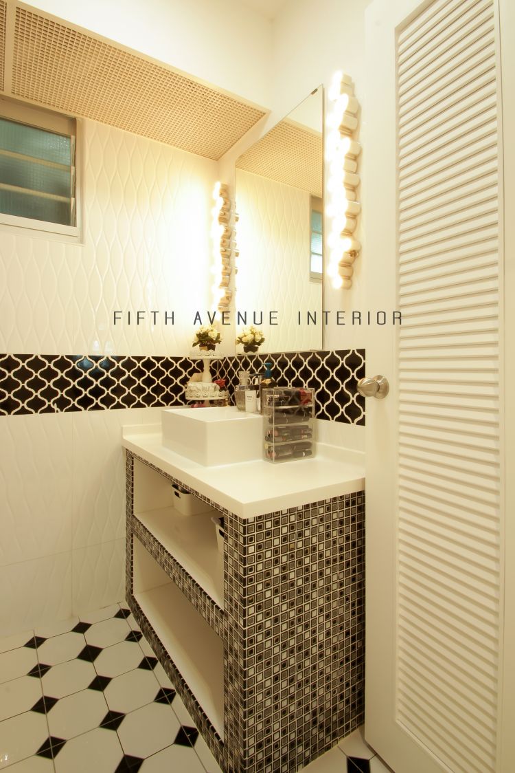 Classical, Modern Design - Bathroom - HDB 4 Room - Design by Fifth Avenue Interior Design