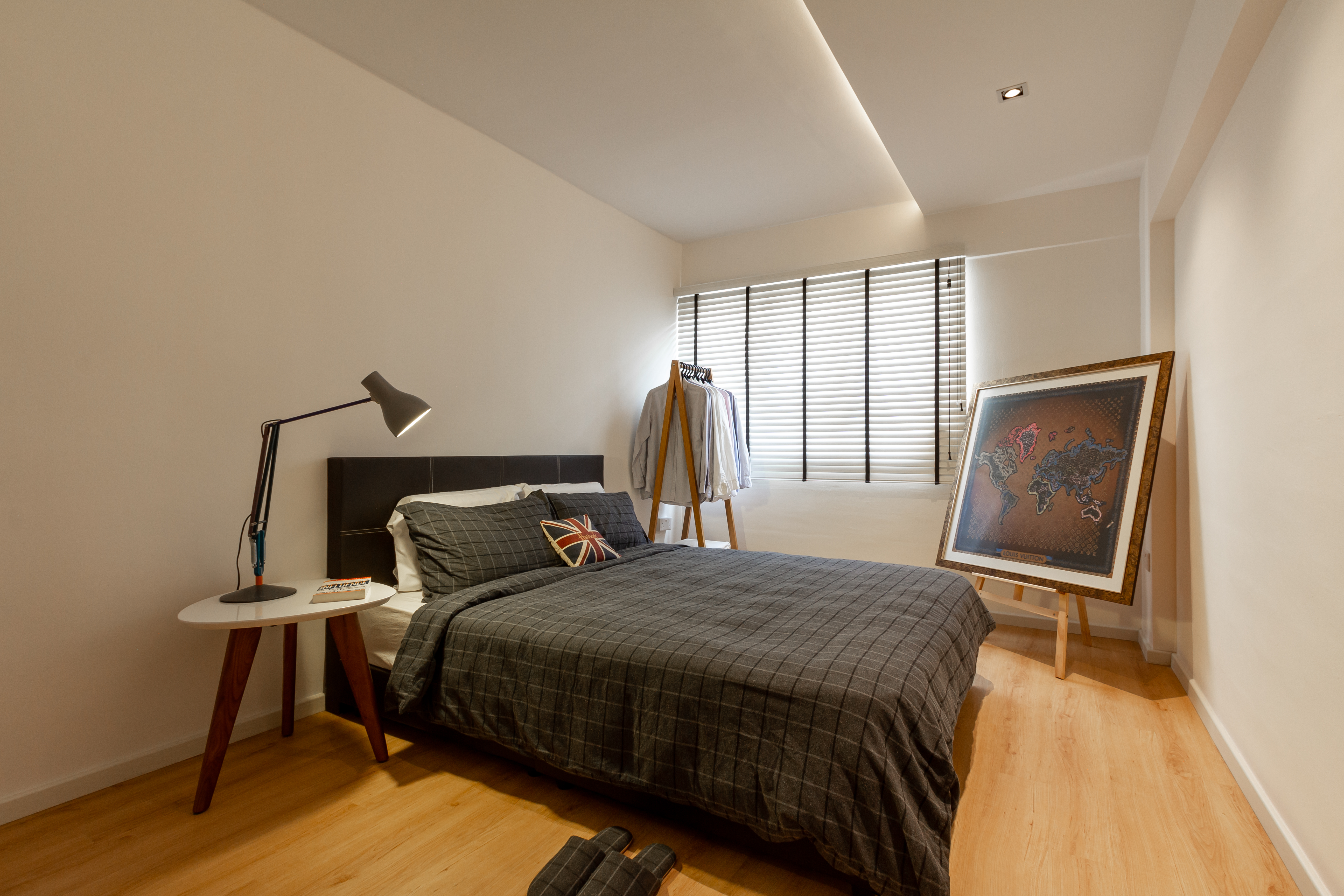 Scandinavian Design - Bedroom - HDB 4 Room - Design by Fineline Design Pte Ltd