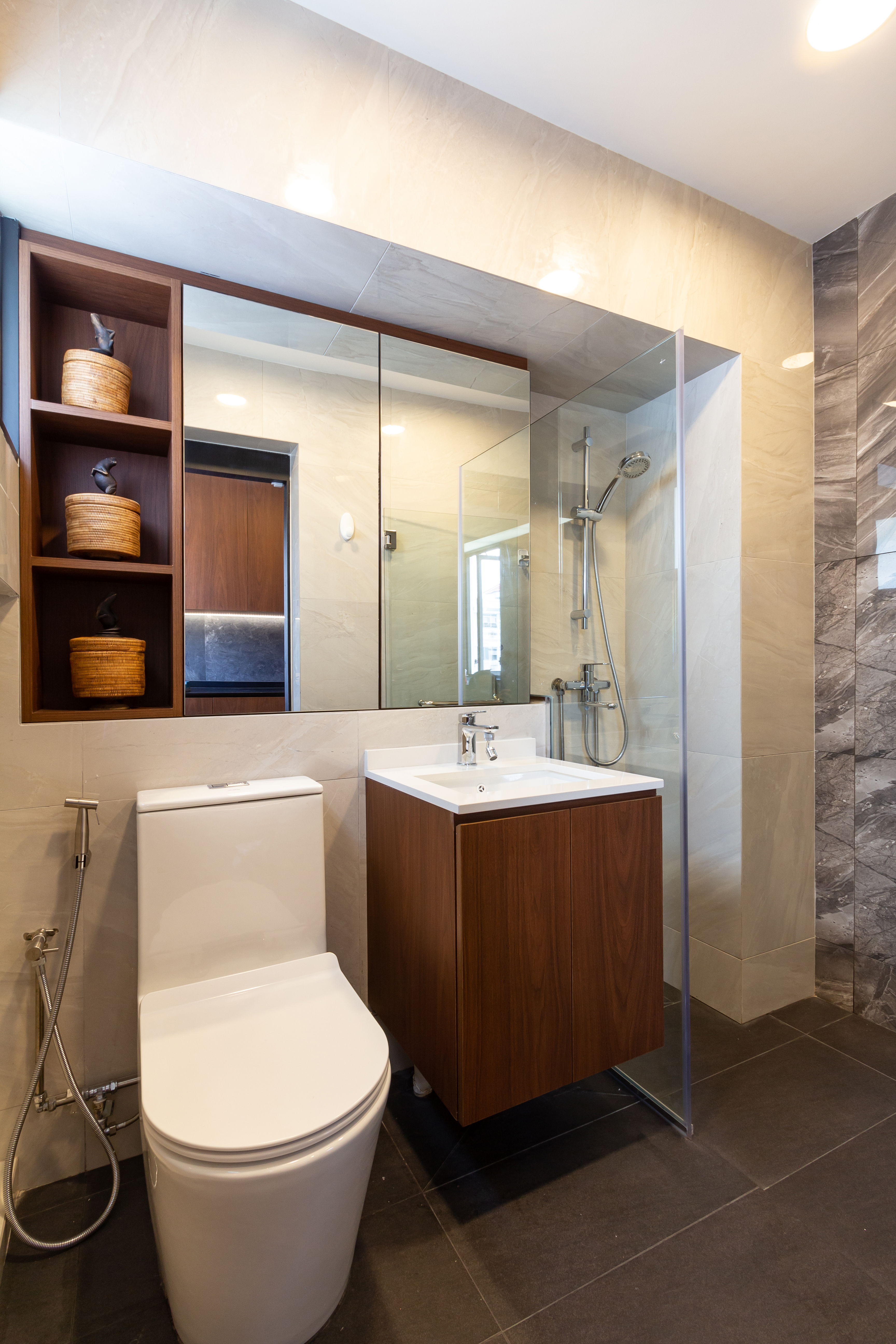 Modern Design - Bathroom - HDB 4 Room - Design by Fineline Design Pte Ltd