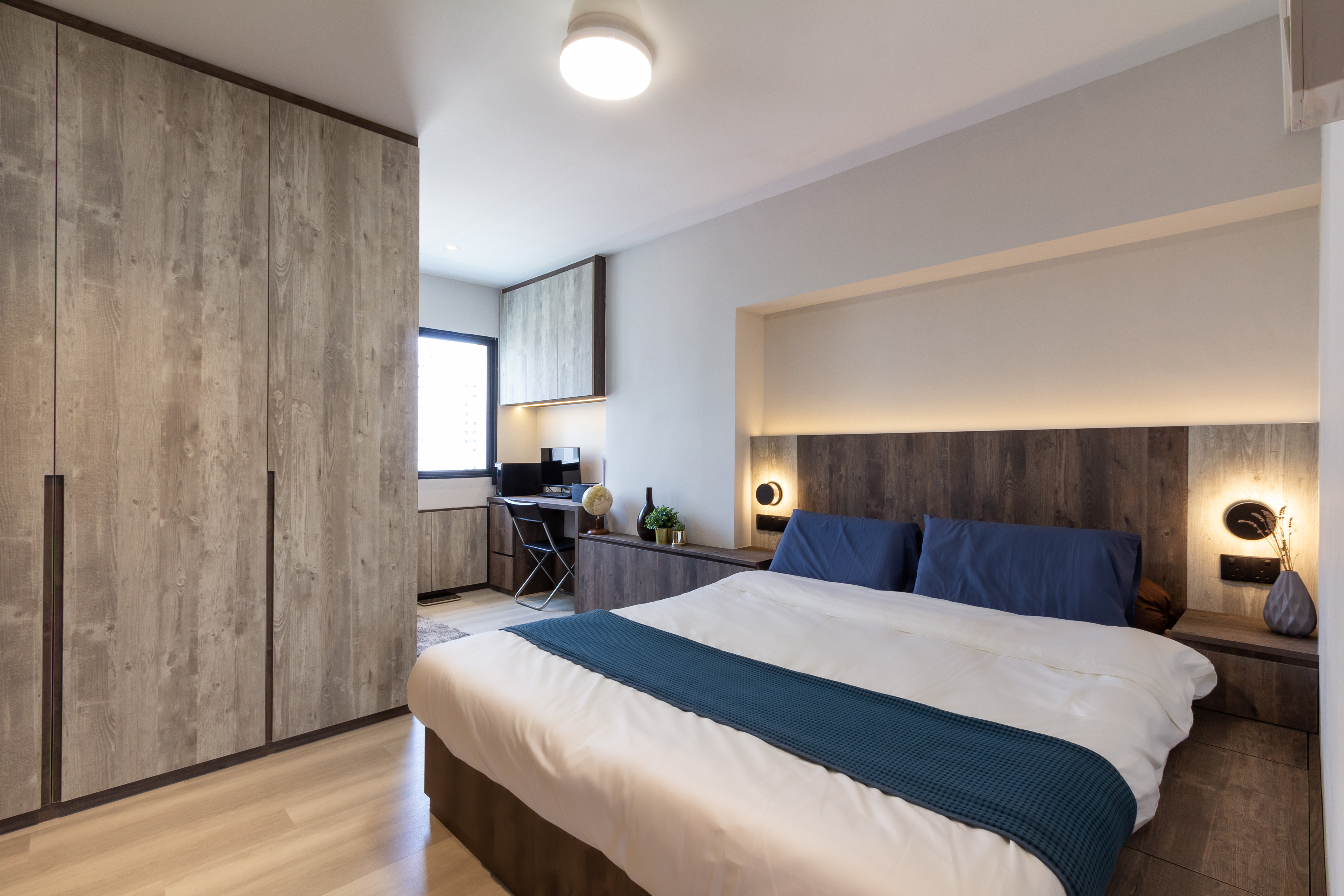 Modern Design - Bedroom - HDB 4 Room - Design by Fineline Design Pte Ltd