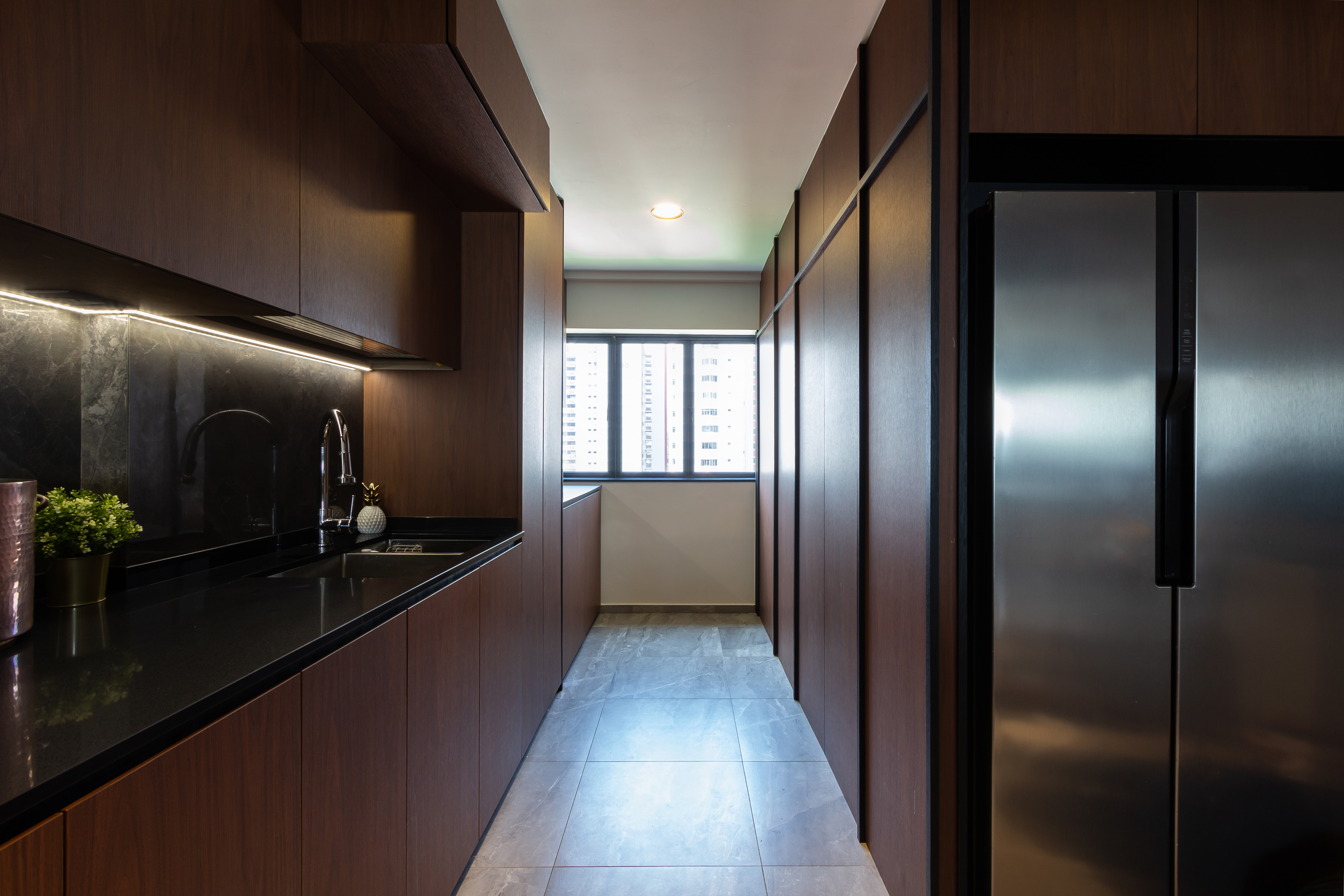 Modern Design - Kitchen - HDB 4 Room - Design by Fineline Design Pte Ltd