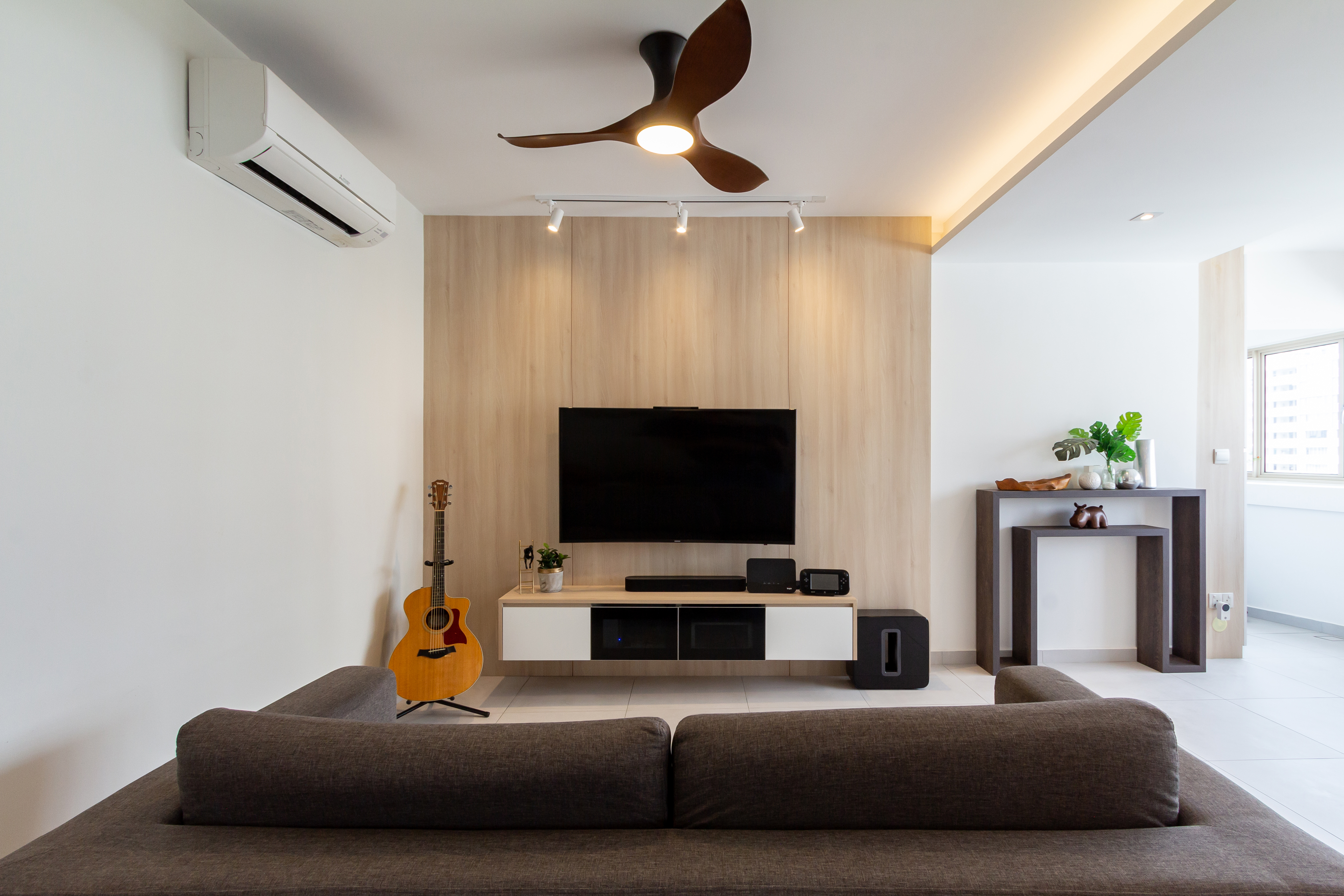 Scandinavian Design - Living Room - HDB Executive Apartment - Design by Fineline Design Pte Ltd