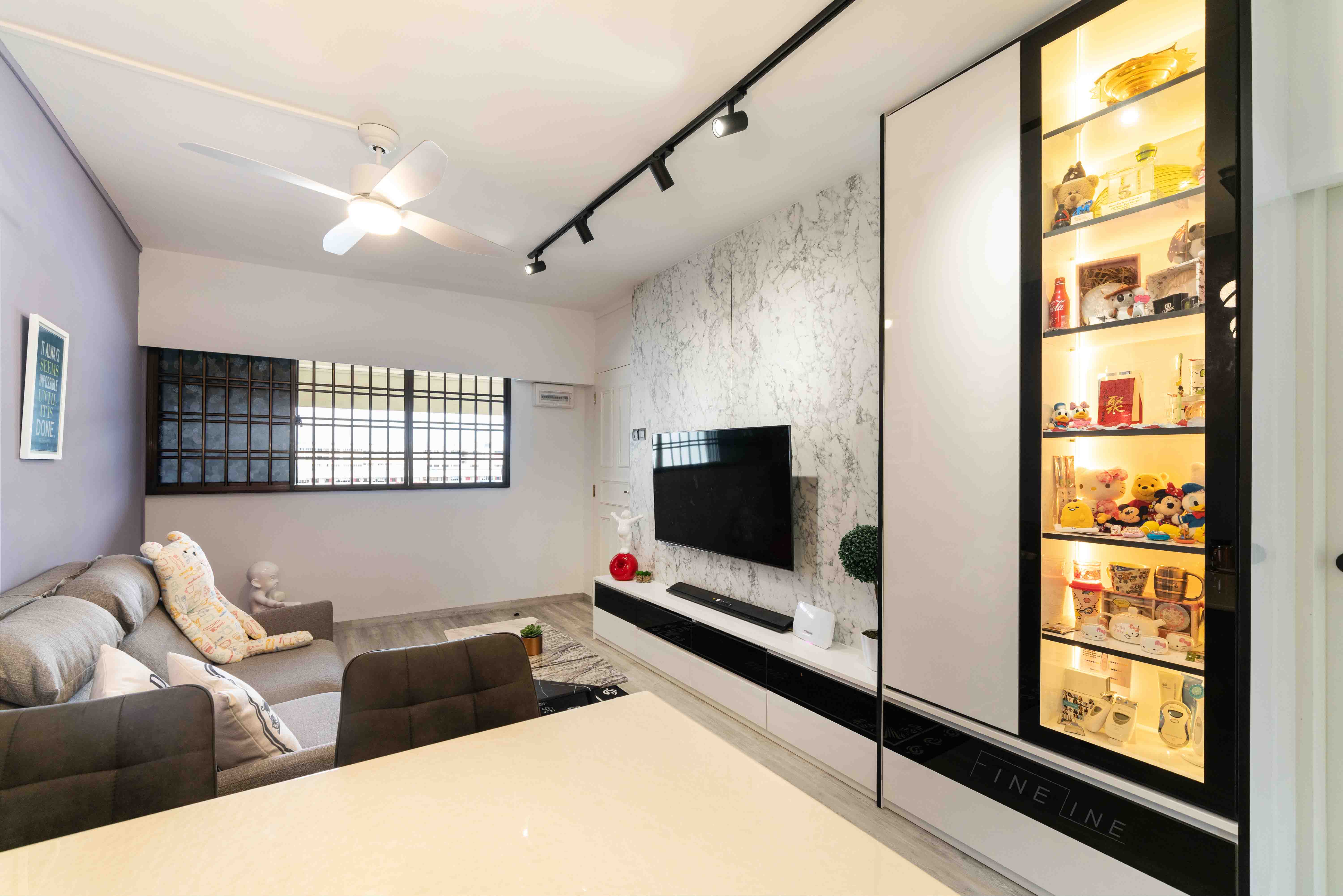 Classical, Others Design - Living Room - HDB 3 Room - Design by Fineline Design Pte Ltd