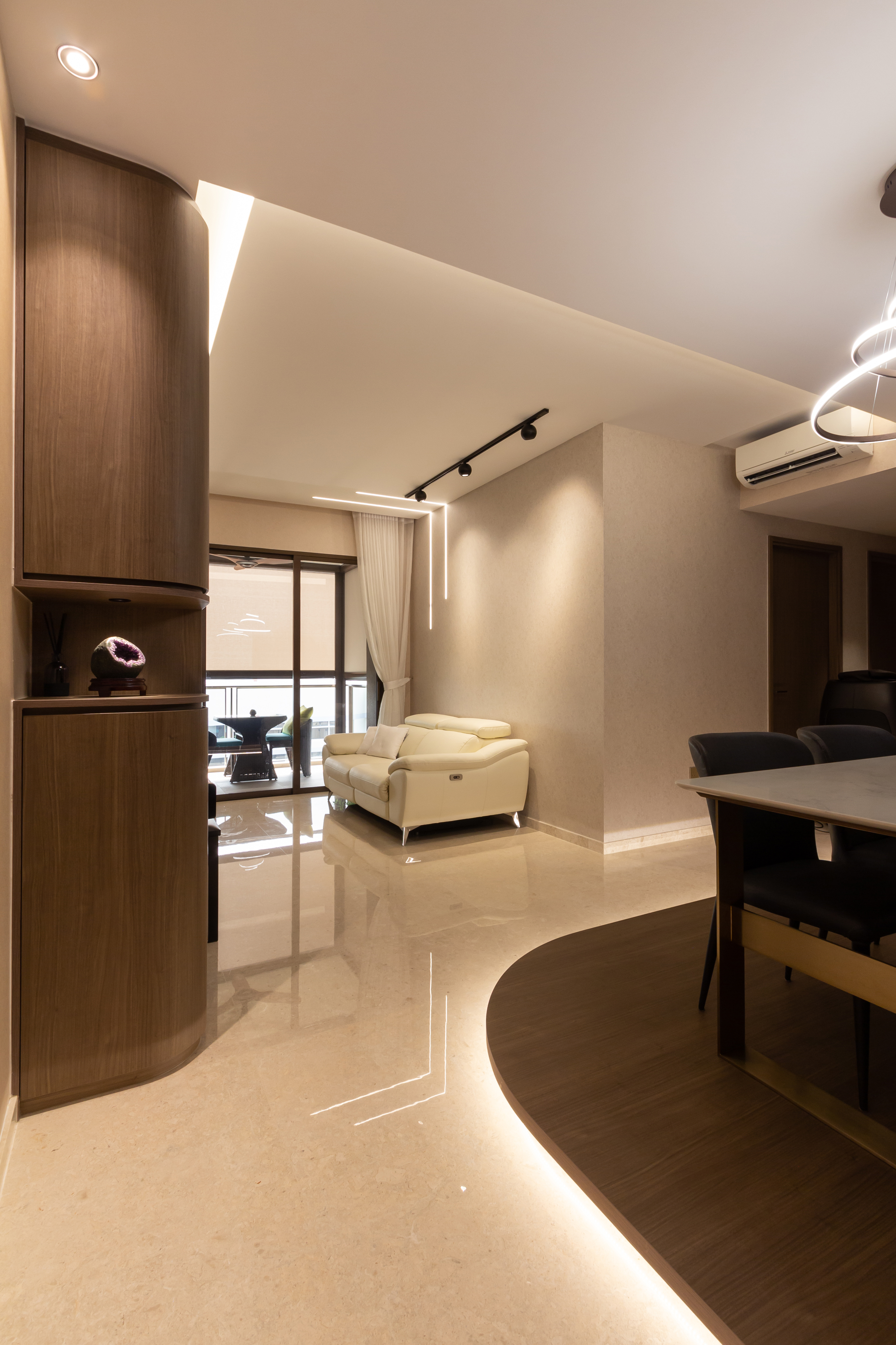 Modern Design - Dining Room - Condominium - Design by Fineline Design Pte Ltd