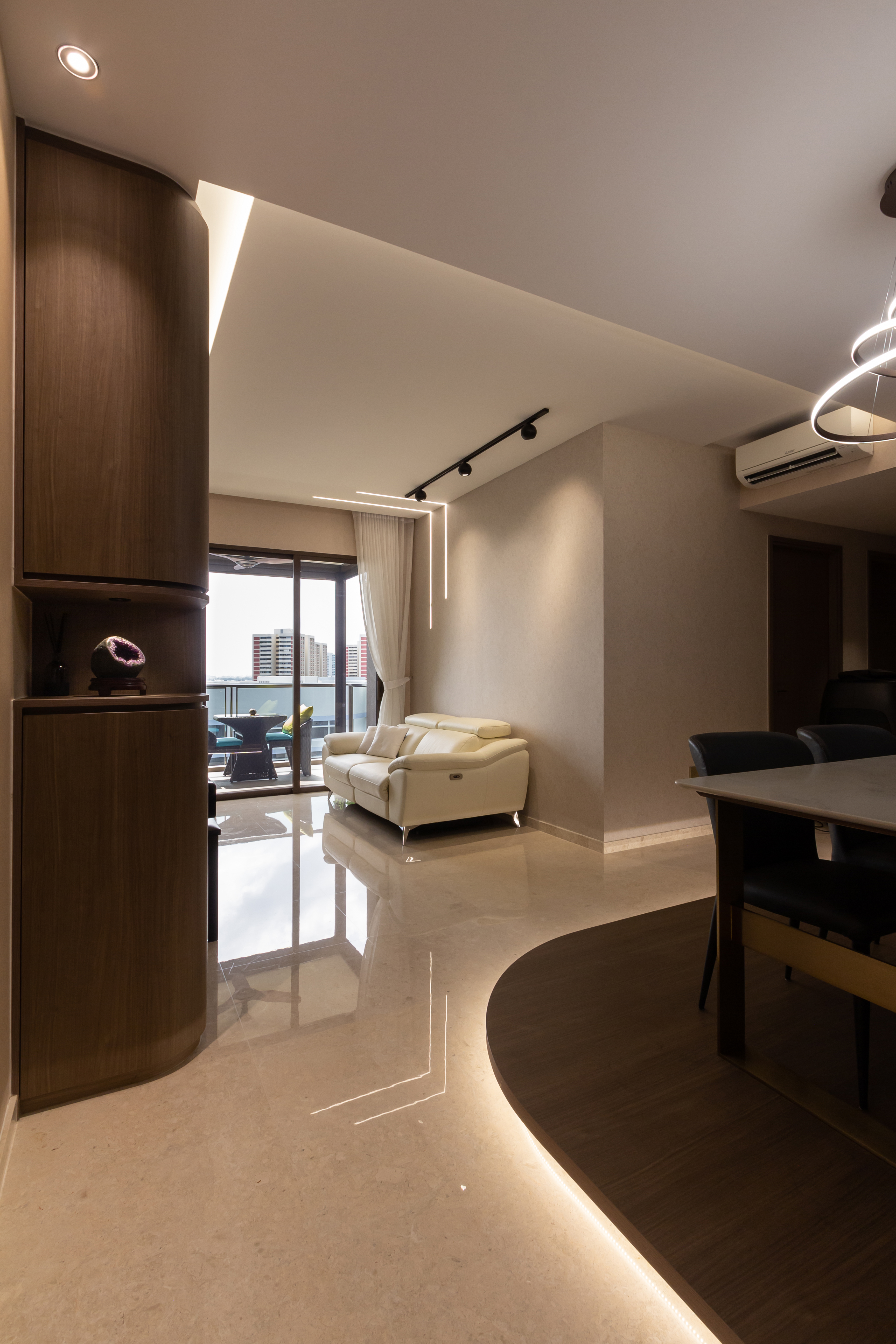 Modern Design - Dining Room - Condominium - Design by Fineline Design Pte Ltd