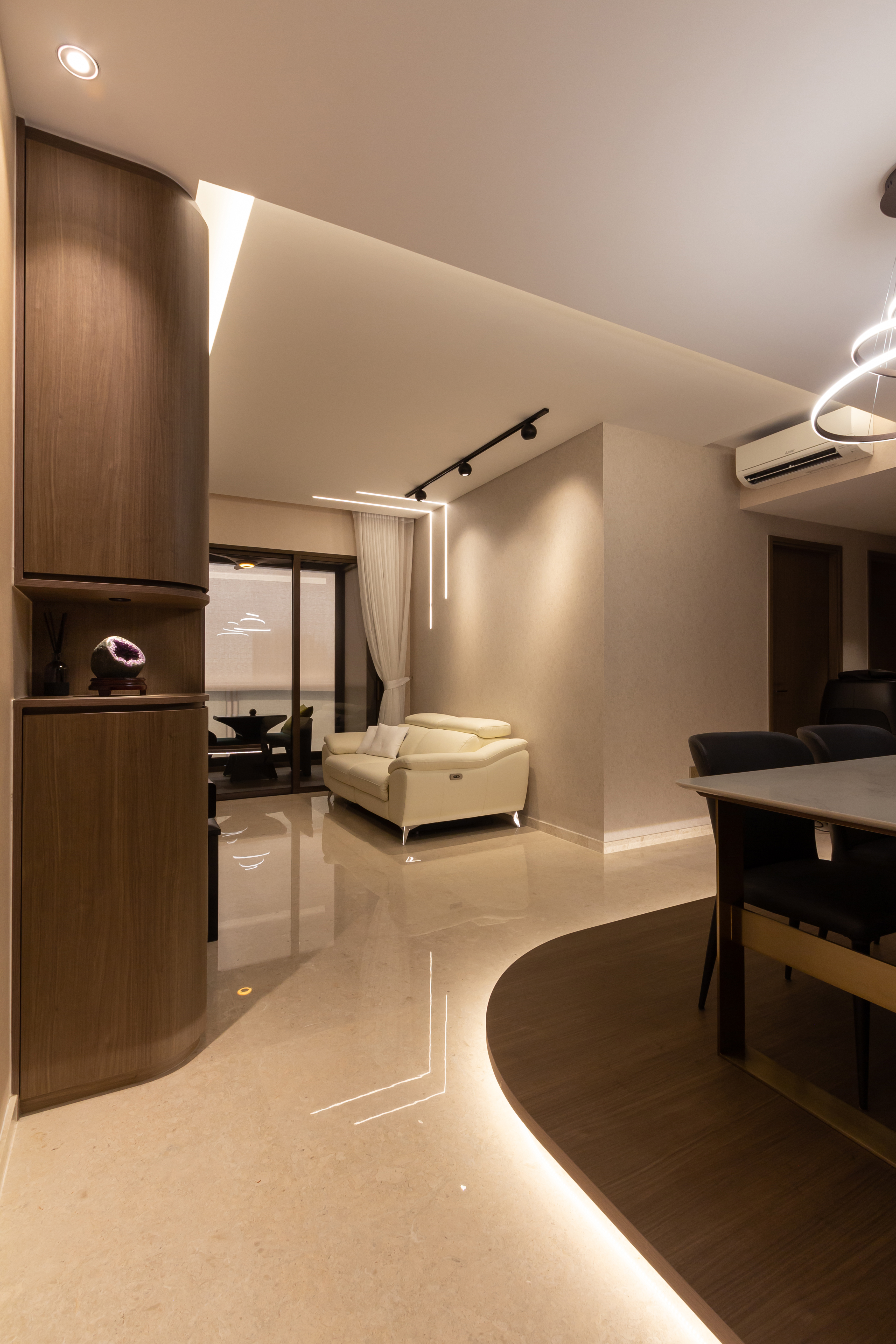 Modern Design - Dining Room - Condominium - Design by Fineline Design Pte Ltd