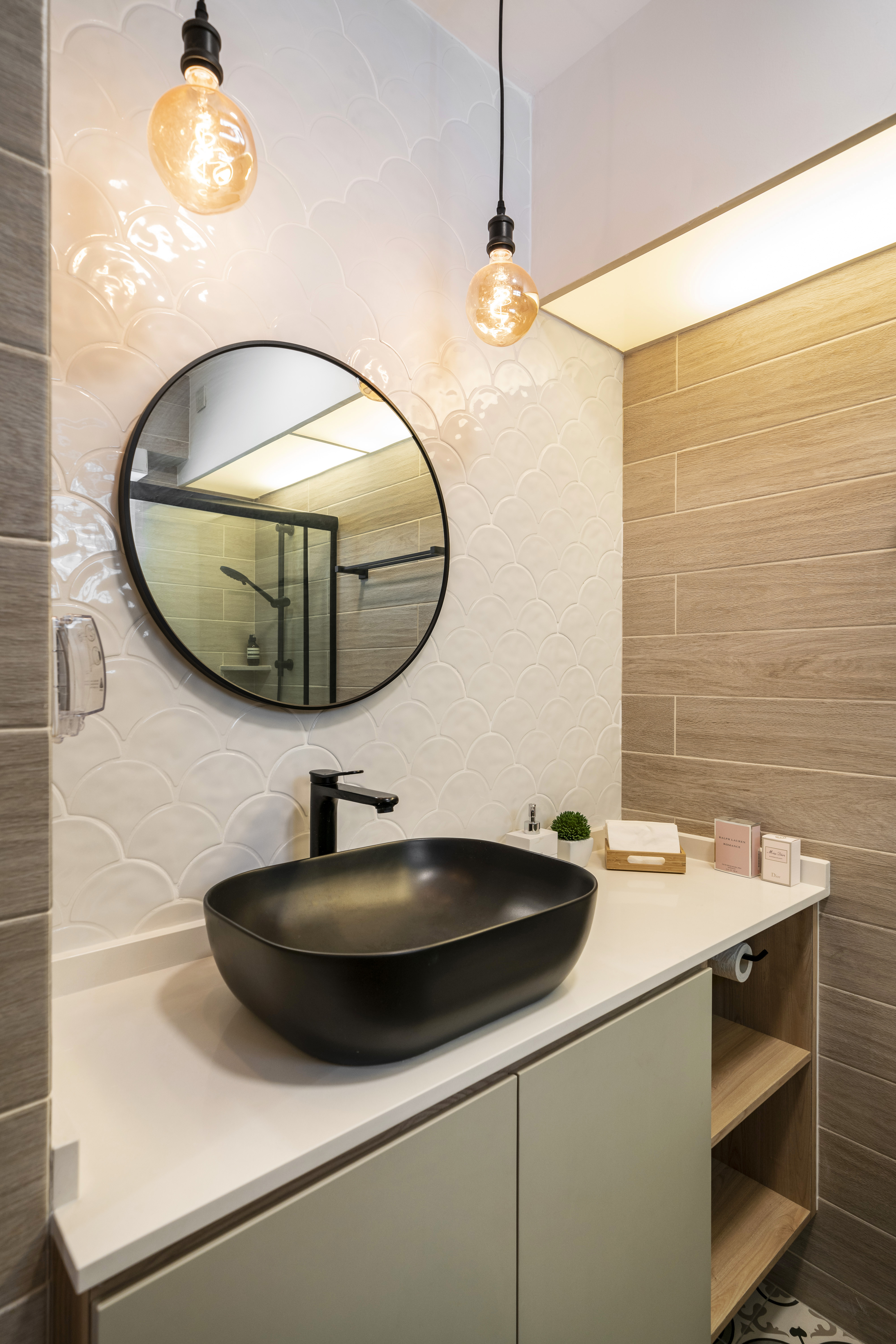 Others, Scandinavian Design - Bathroom - HDB 4 Room - Design by Fineline Design Pte Ltd