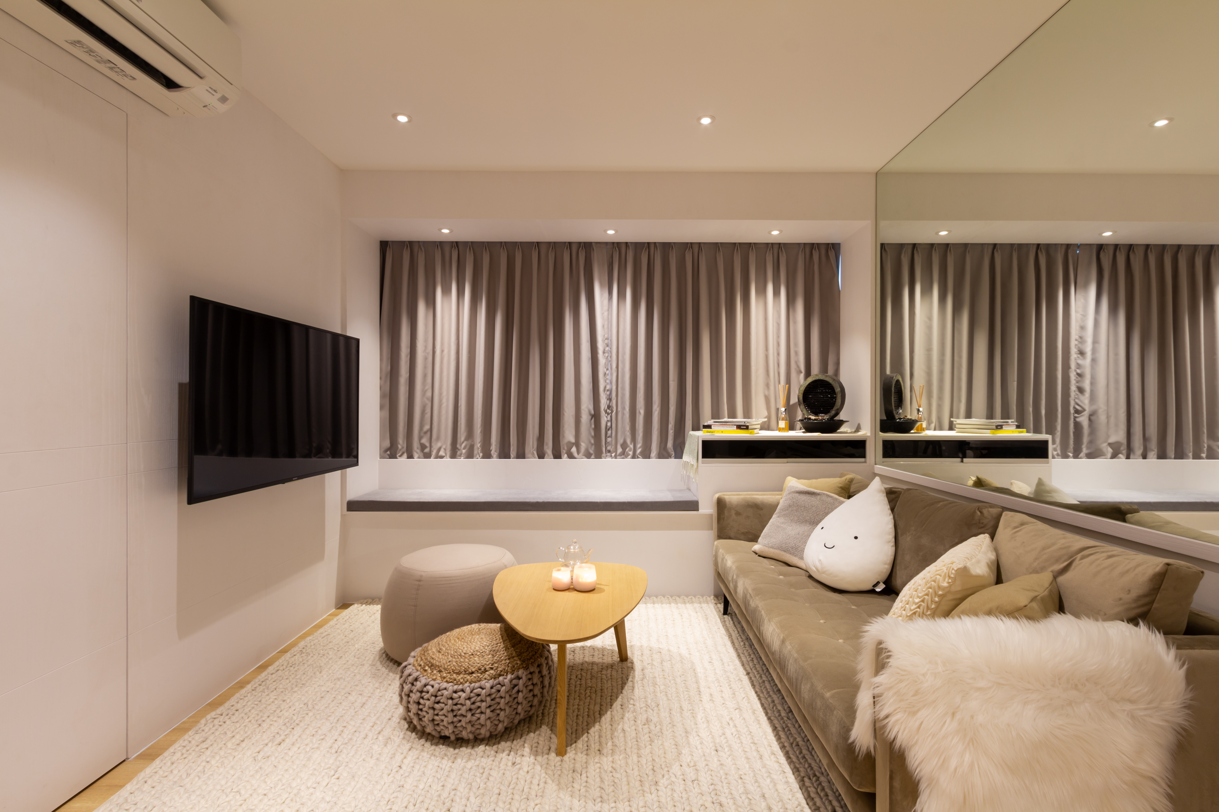 Modern, Scandinavian Design - Living Room - HDB 3 Room - Design by Fineline Design Pte Ltd