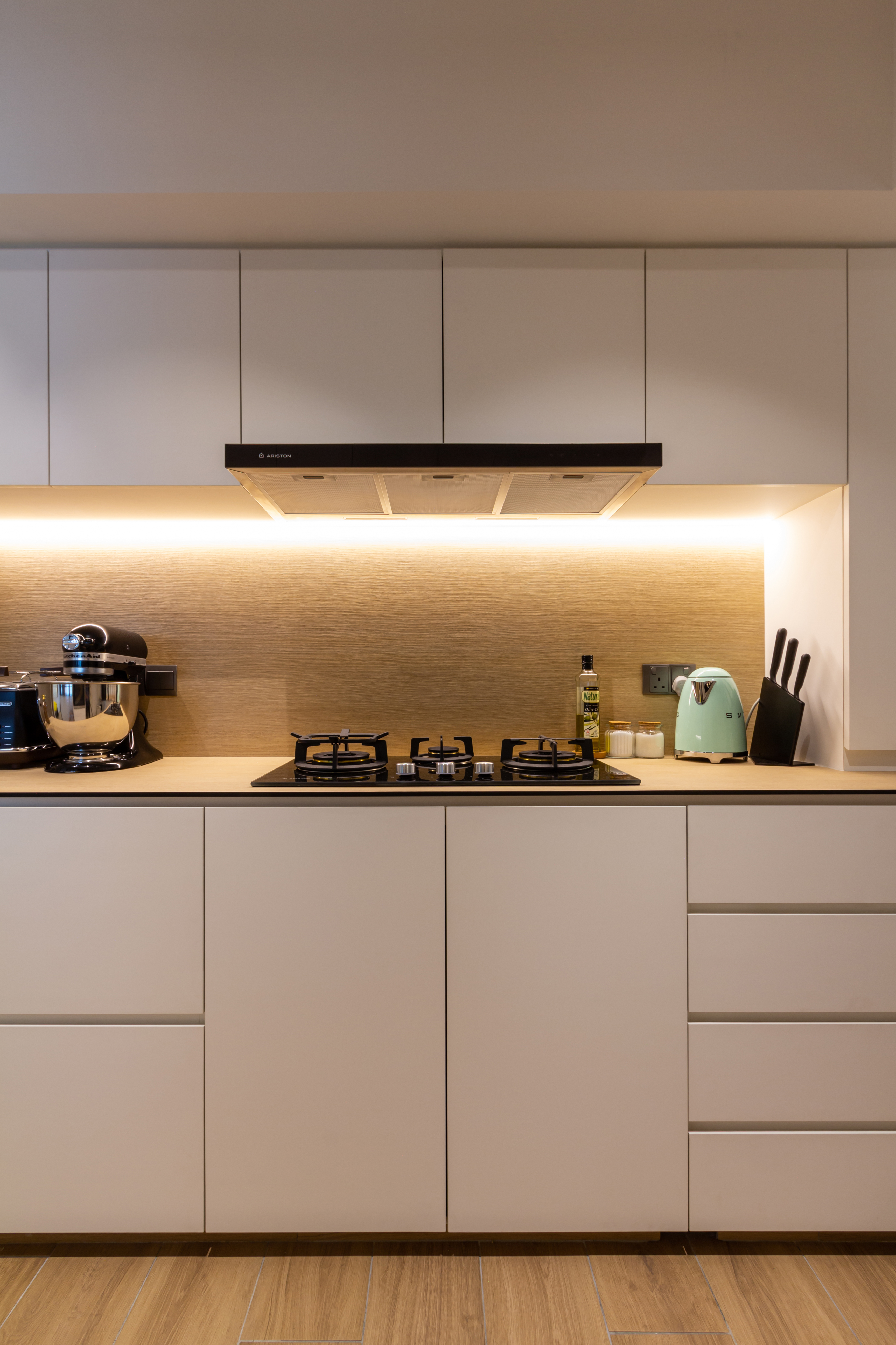 Modern, Scandinavian Design - Kitchen - HDB 3 Room - Design by Fineline Design Pte Ltd