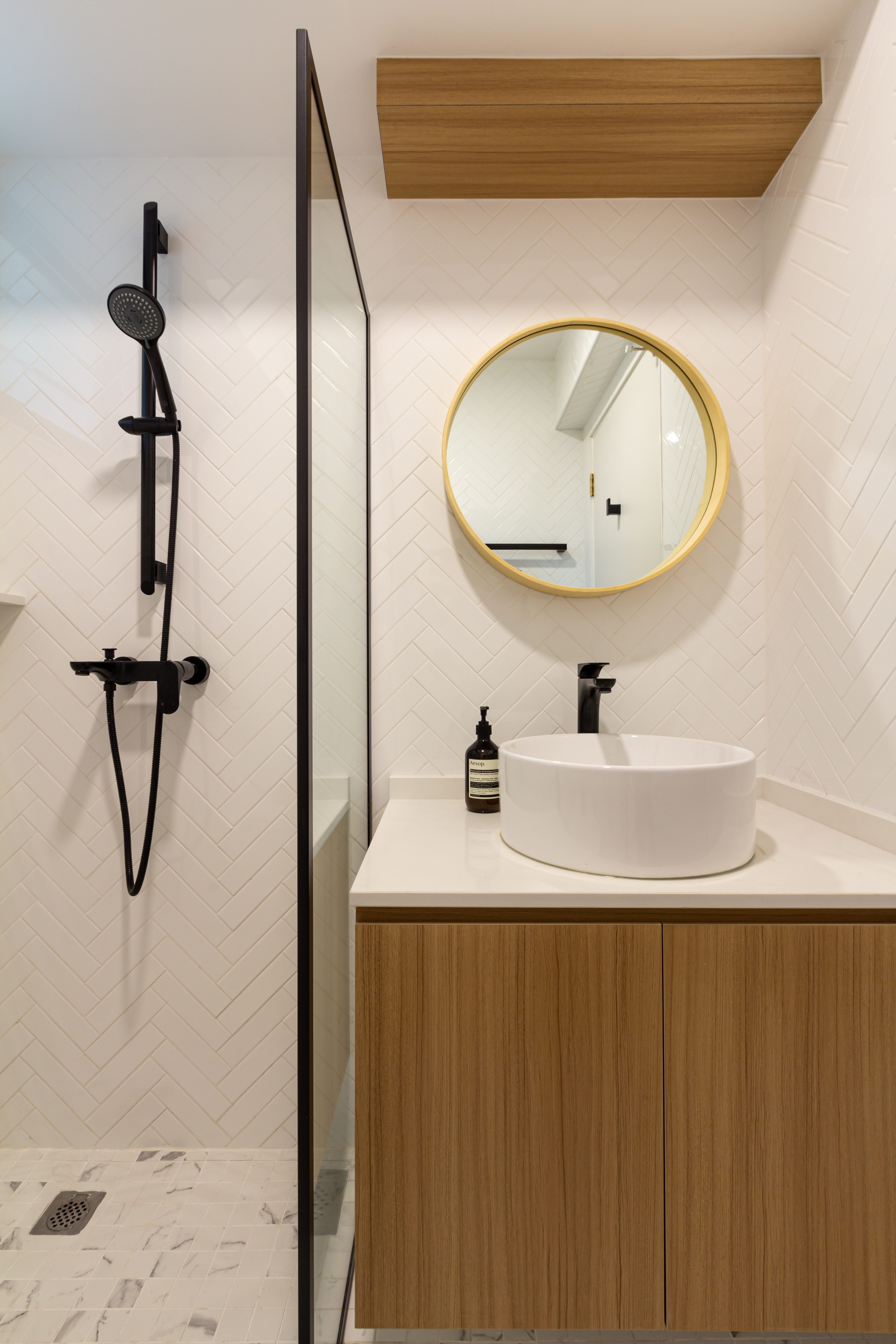 Modern, Scandinavian Design - Bathroom - HDB 3 Room - Design by Fineline Design Pte Ltd