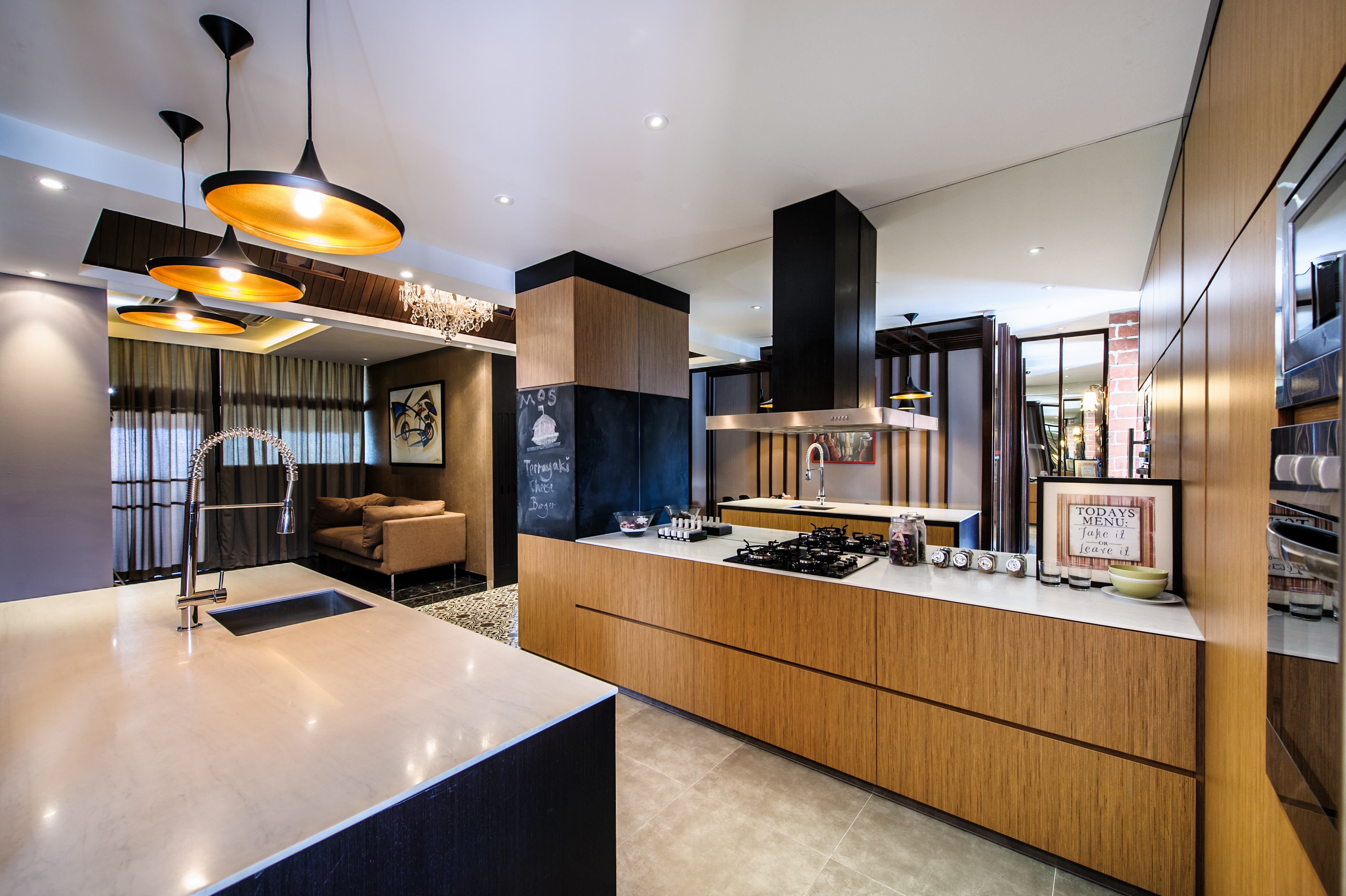 Contemporary, Eclectic Design - Kitchen - Office - Design by Fineline Design Pte Ltd
