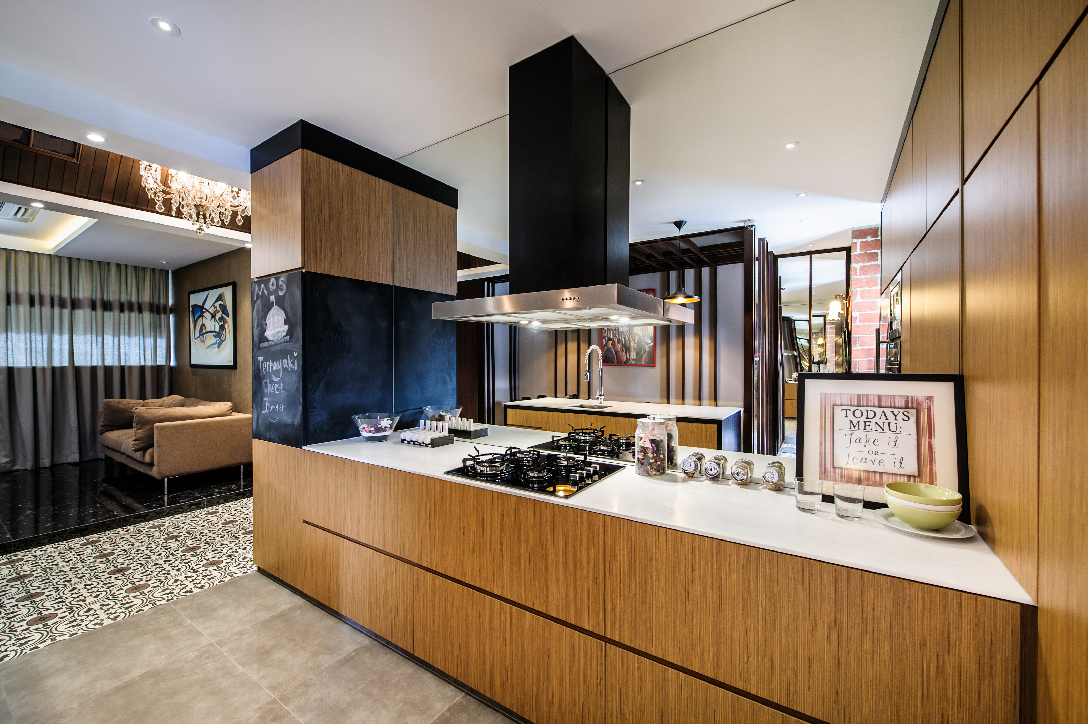 Contemporary, Eclectic Design - Kitchen - Office - Design by Fineline Design Pte Ltd