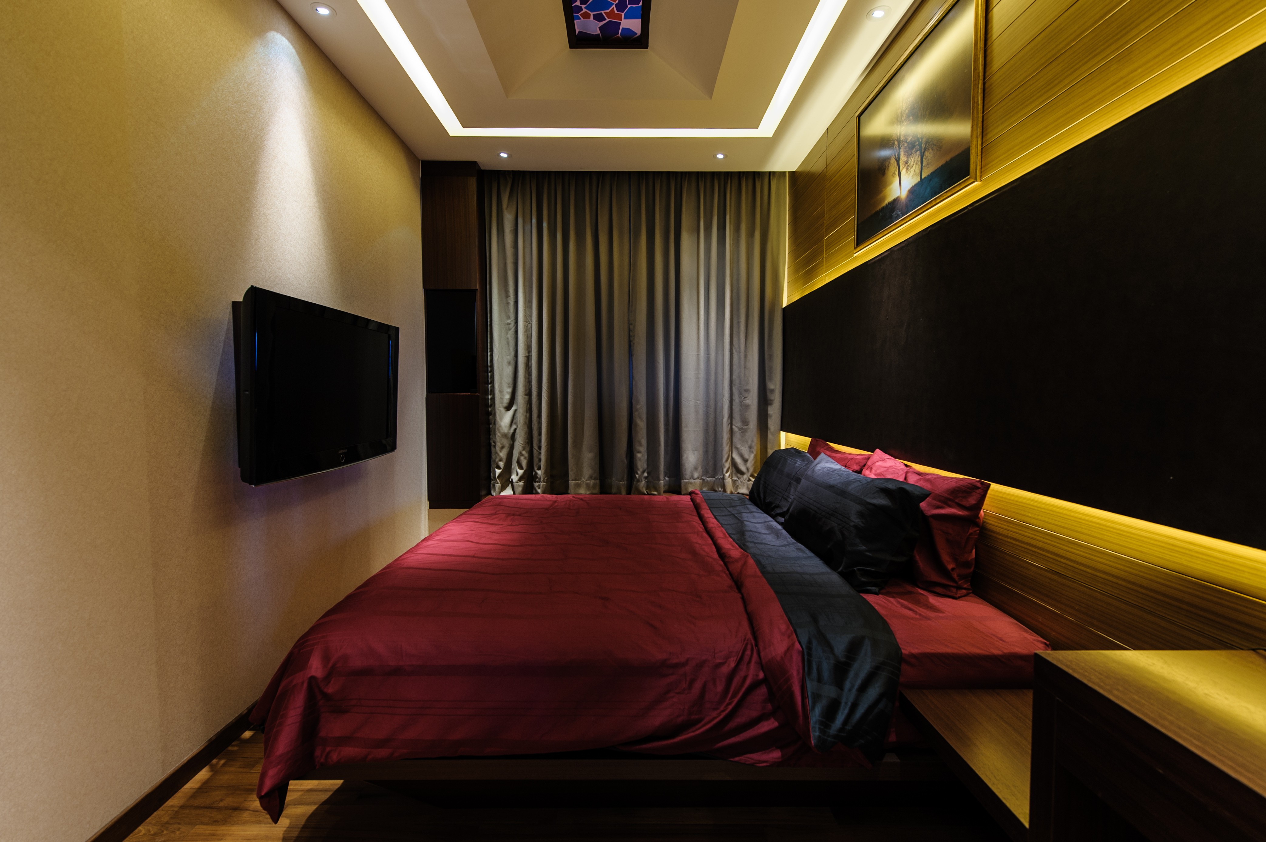 Contemporary, Eclectic Design - Bedroom - Office - Design by Fineline Design Pte Ltd