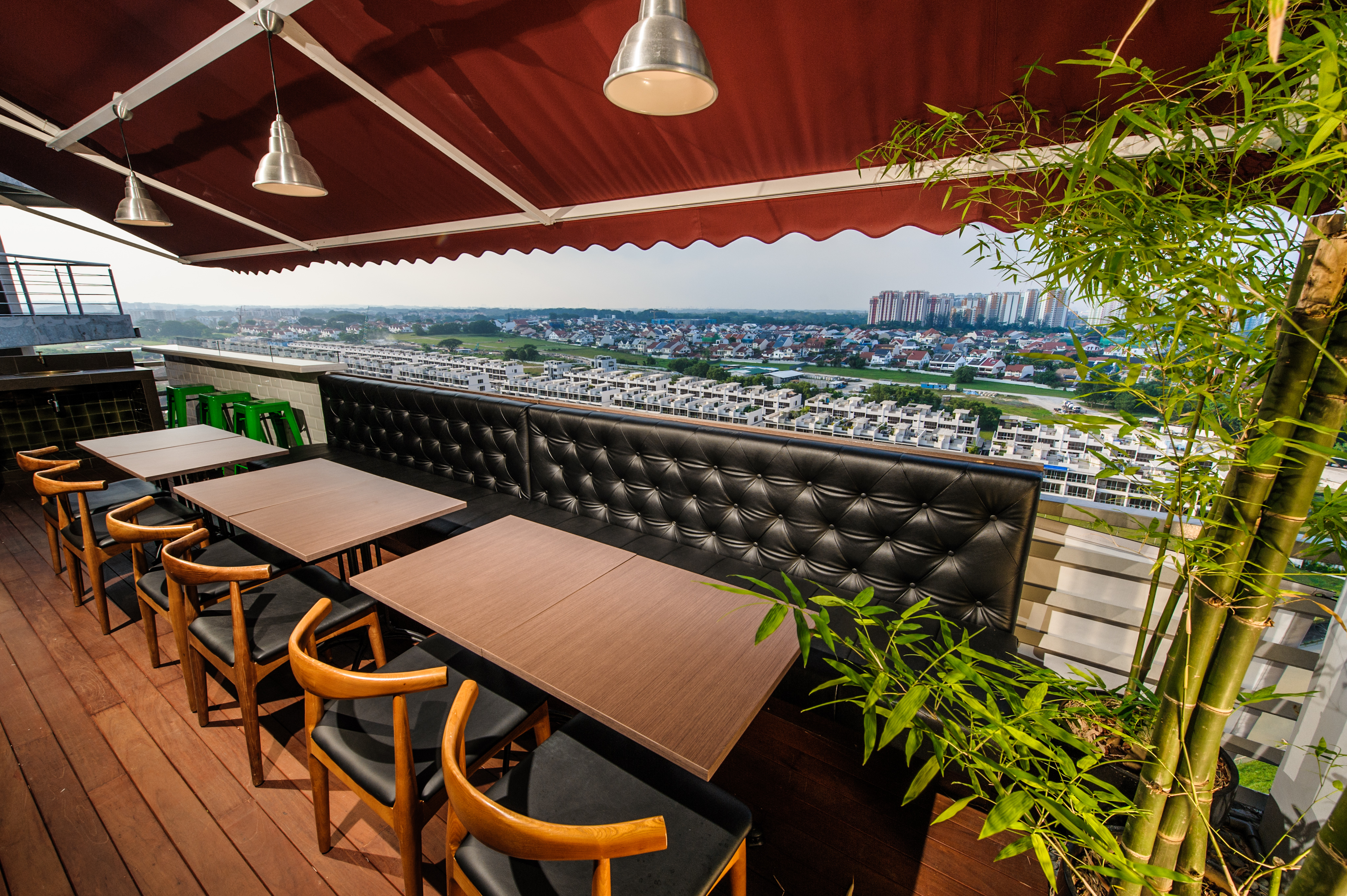 Contemporary, Eclectic Design - Balcony - Office - Design by Fineline Design Pte Ltd