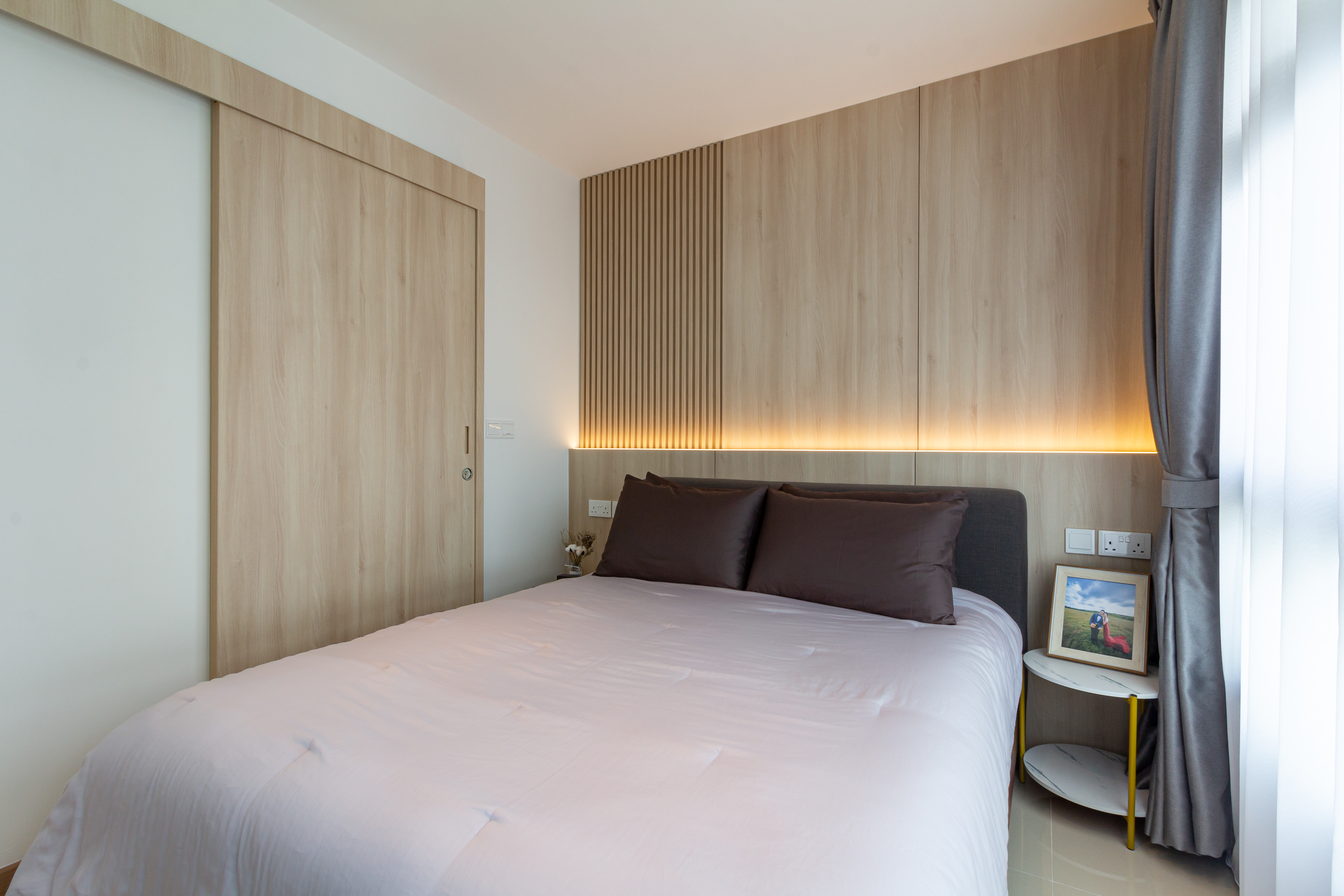 Scandinavian Design - Bedroom - HDB 4 Room - Design by Fineline Design Pte Ltd