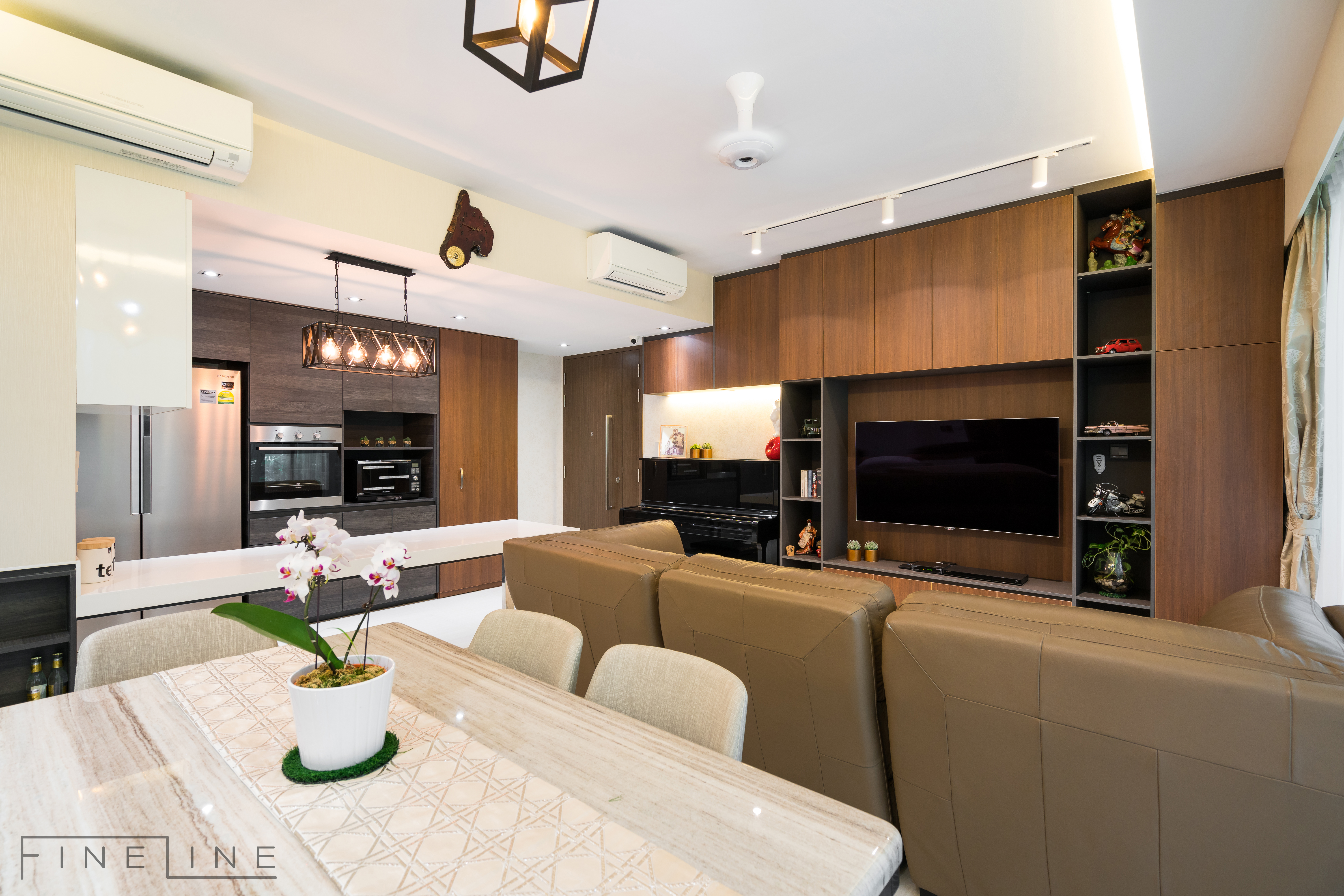 Contemporary Design - Living Room - Condominium - Design by Fineline Design Pte Ltd