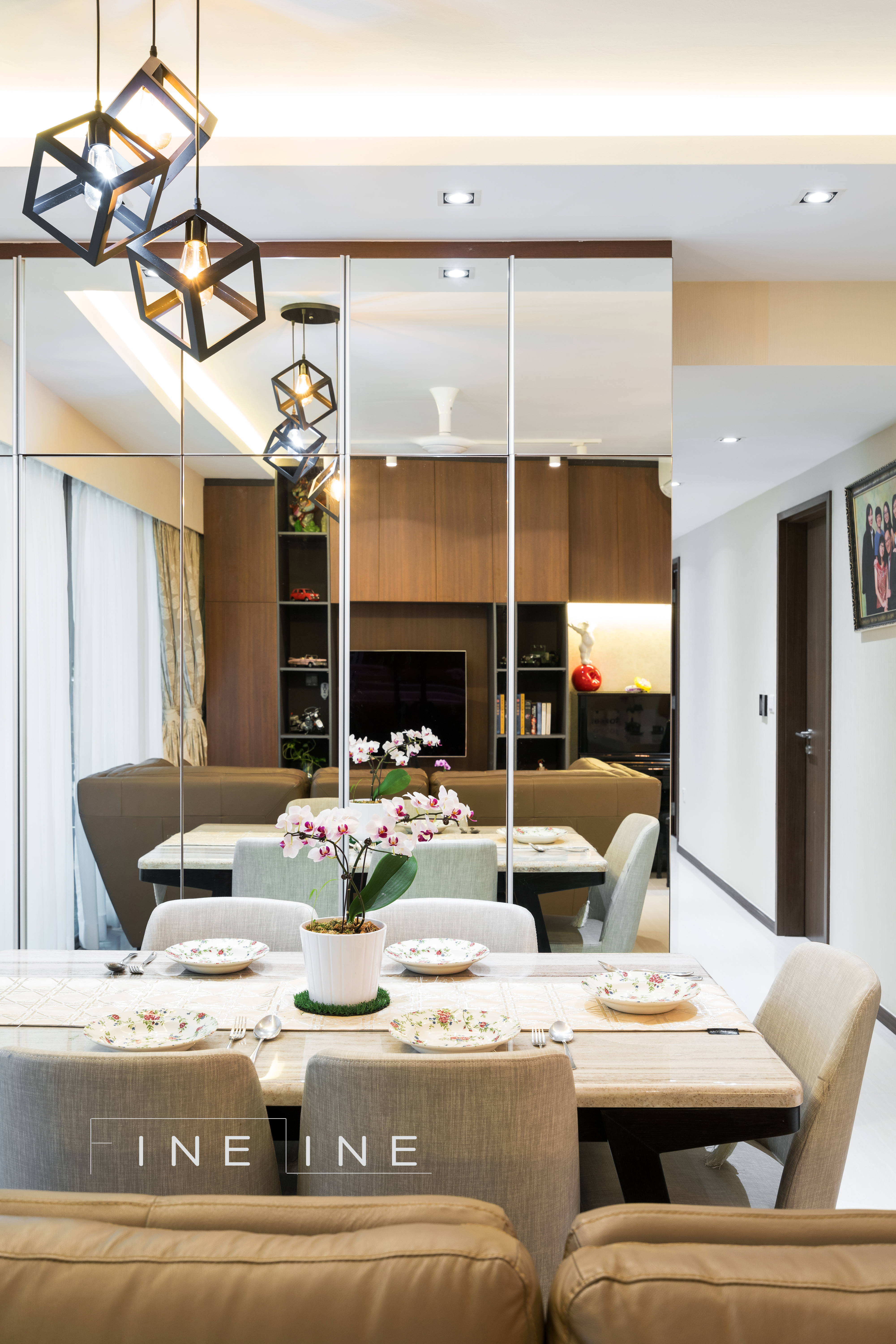 Contemporary Design - Dining Room - Condominium - Design by Fineline Design Pte Ltd