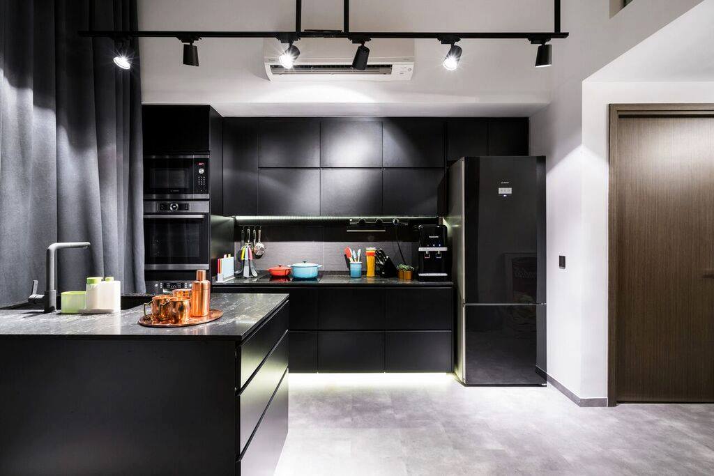 Modern, Rustic Design - Kitchen - Condominium - Design by Fineline Design Pte Ltd