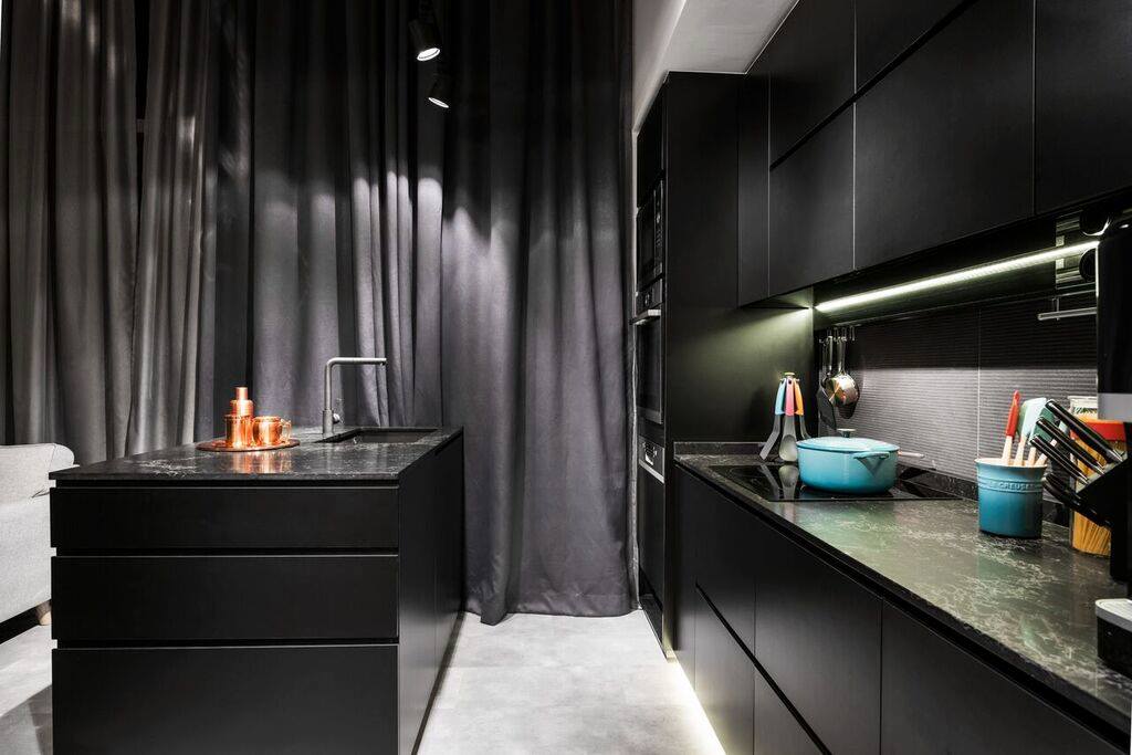 Modern, Rustic Design - Kitchen - Condominium - Design by Fineline Design Pte Ltd