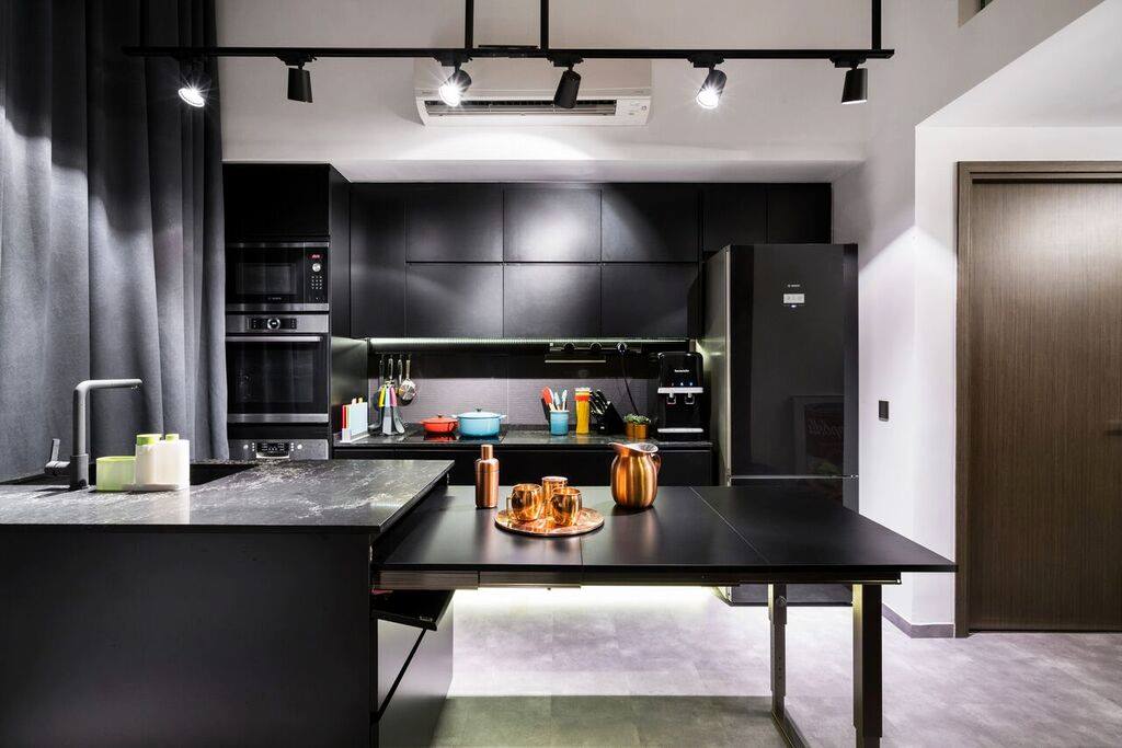 Modern, Rustic Design - Kitchen - Condominium - Design by Fineline Design Pte Ltd