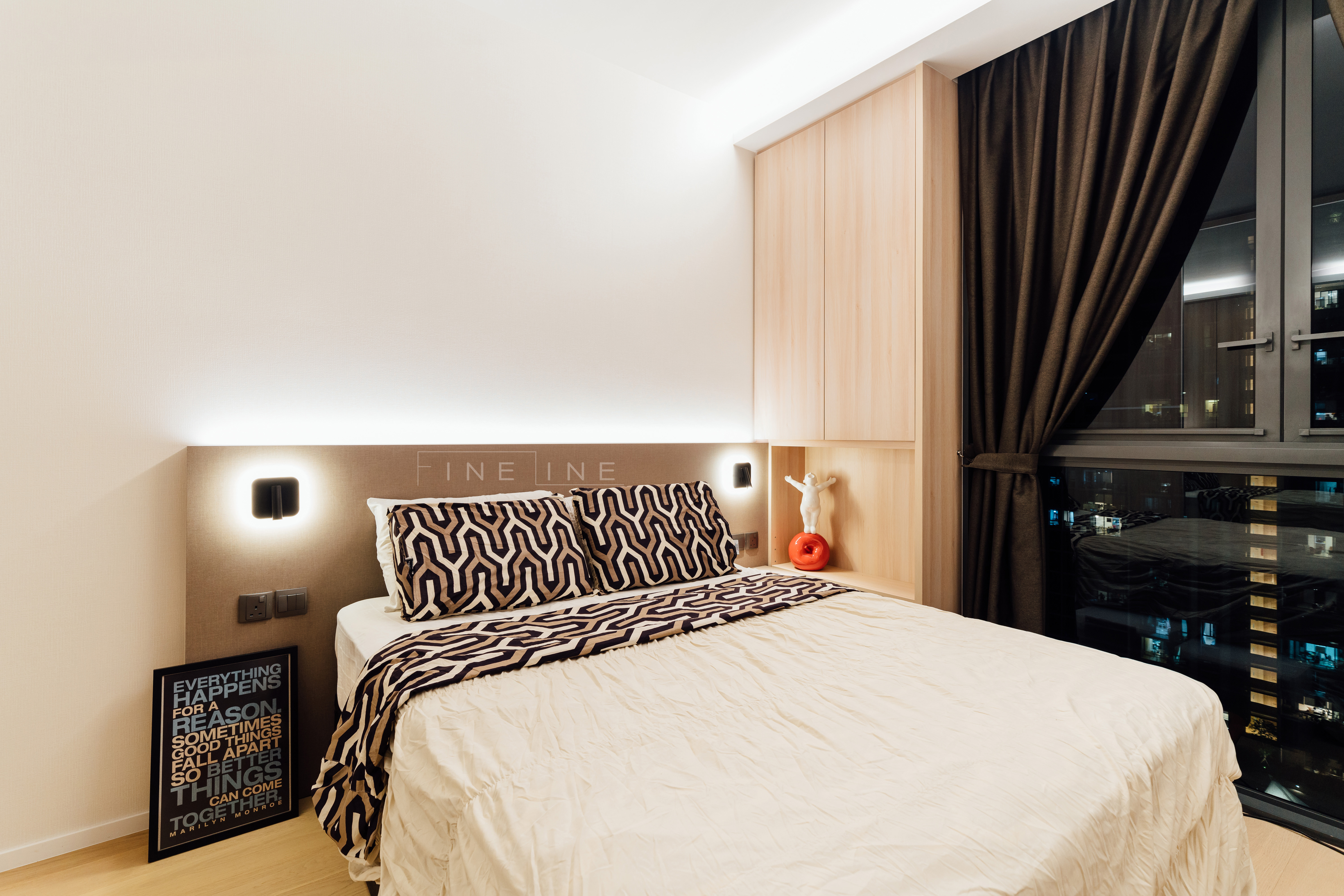 Contemporary Design - Bedroom - Condominium - Design by Fineline Design Pte Ltd