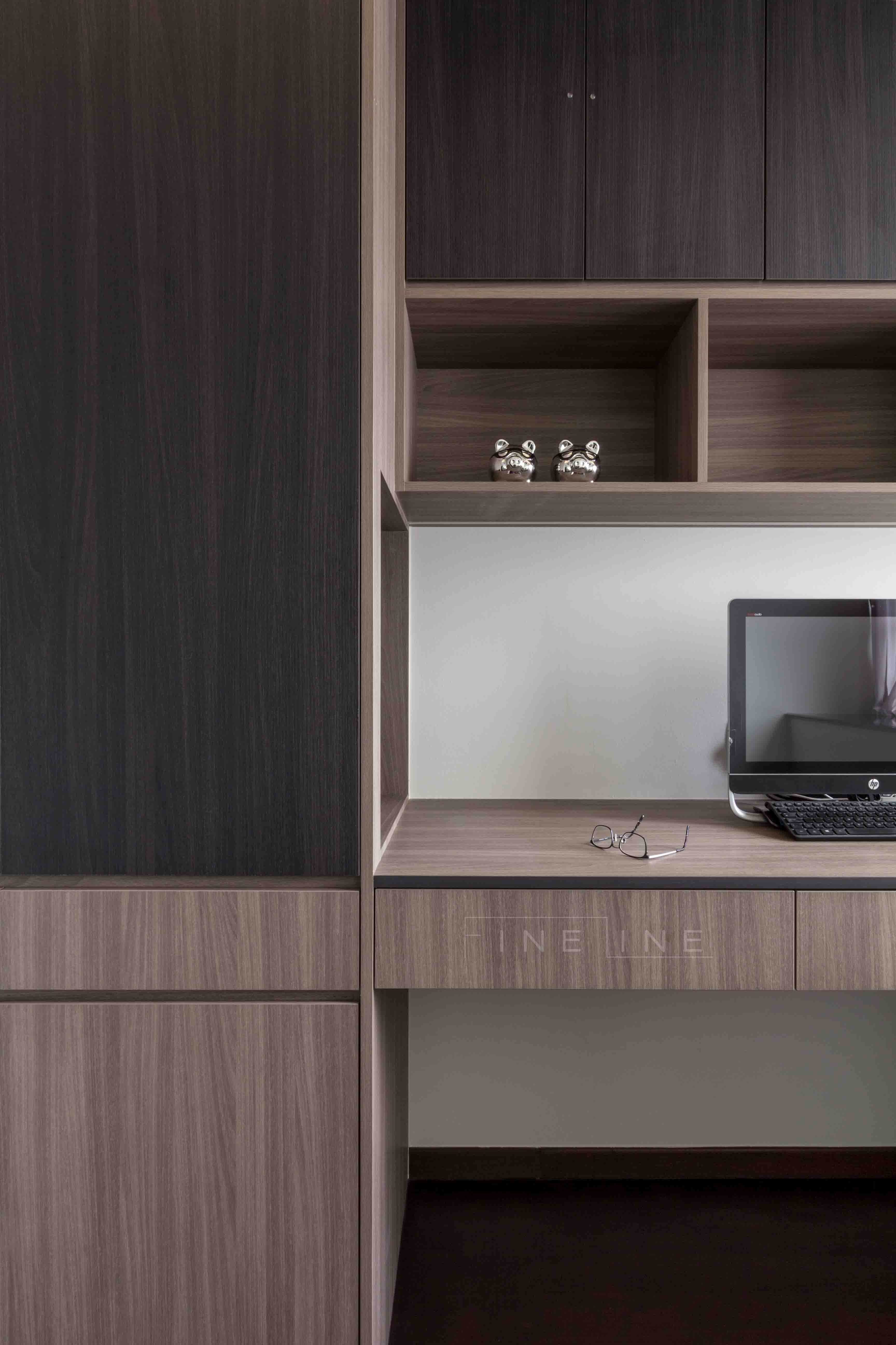 Industrial, Modern Design - Study Room - Condominium - Design by Fineline Design Pte Ltd