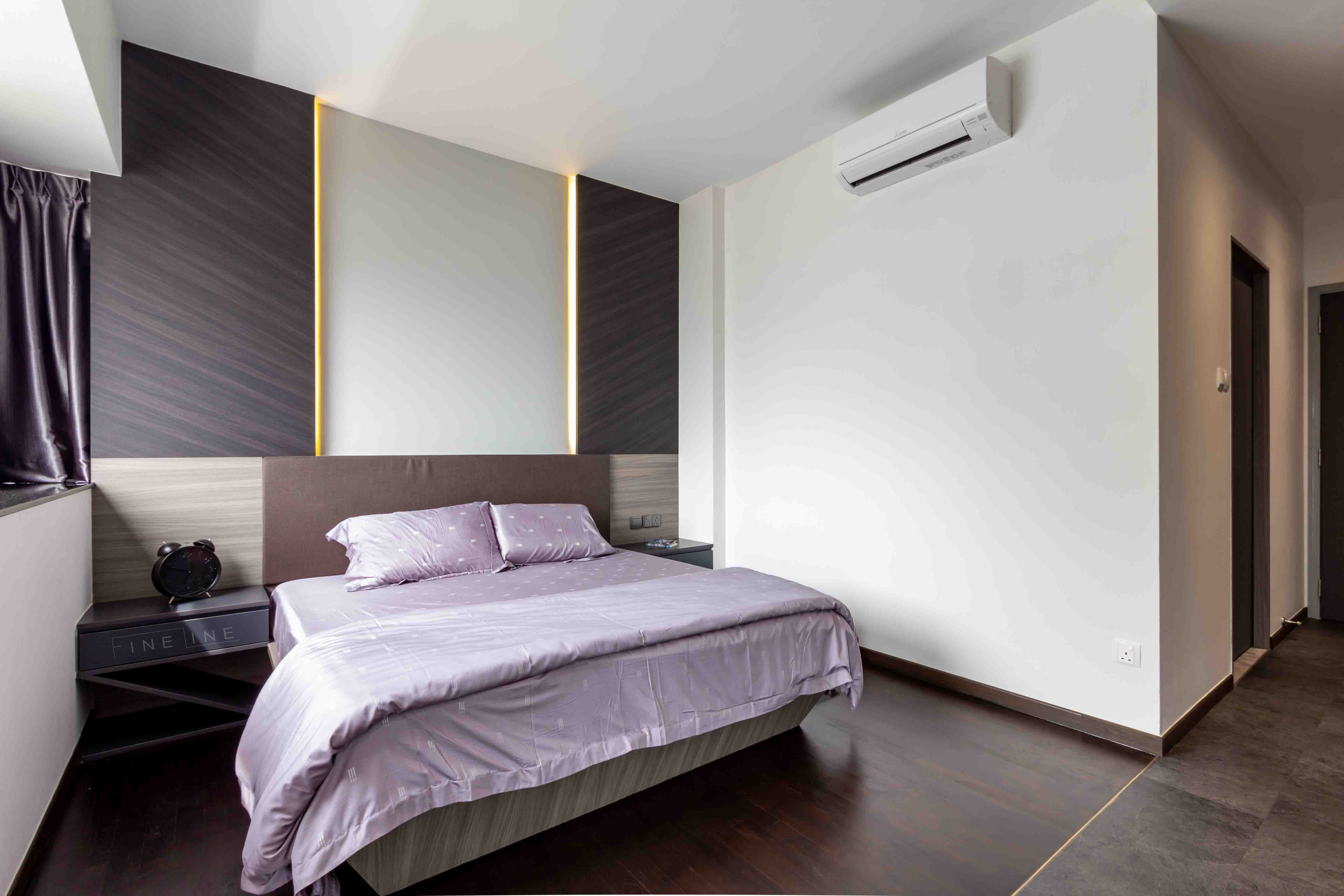 Industrial, Modern Design - Bedroom - Condominium - Design by Fineline Design Pte Ltd