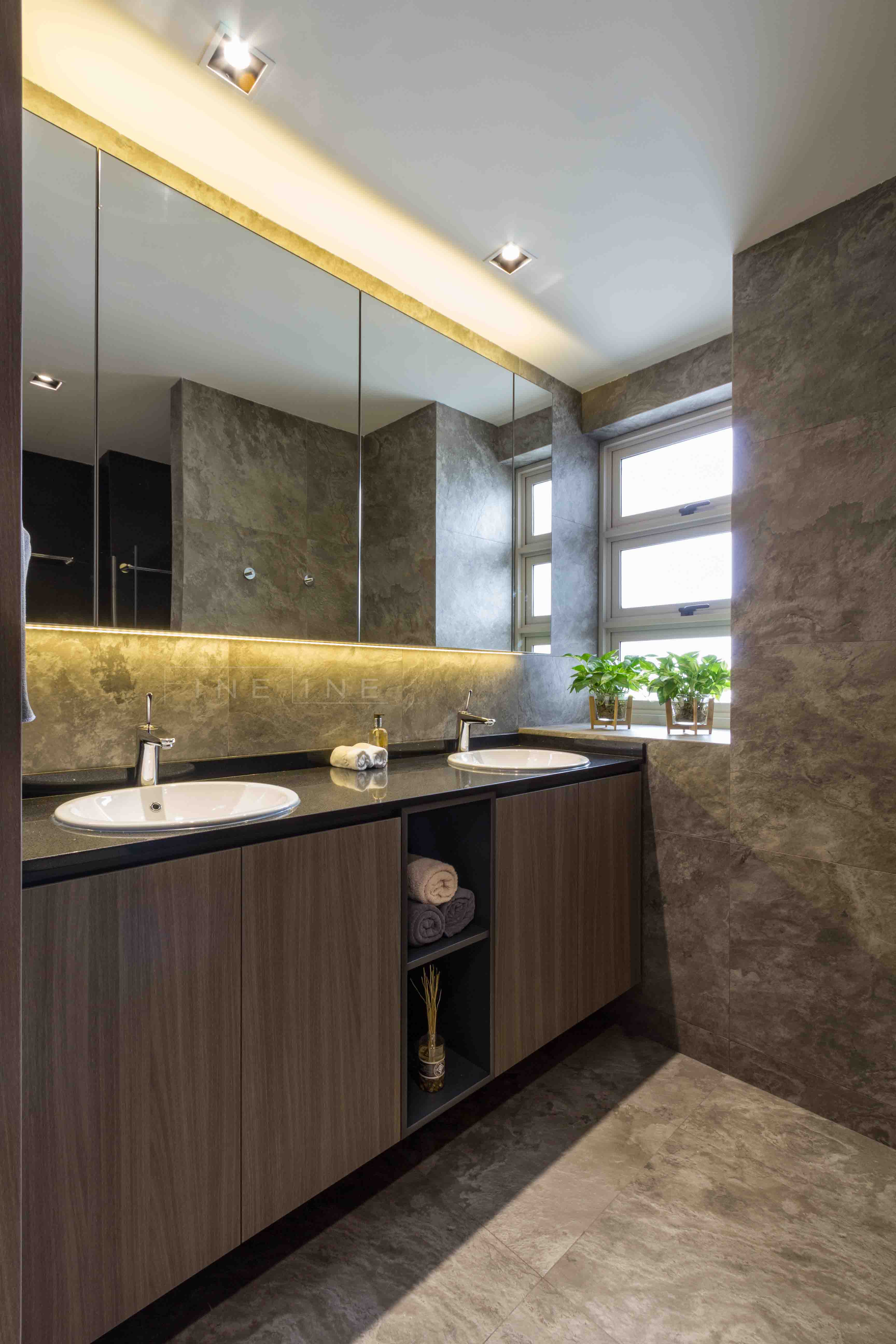 Industrial, Modern Design - Bathroom - Condominium - Design by Fineline Design Pte Ltd